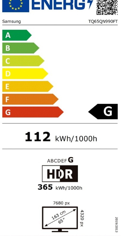 TV Neo QLED 8K 163 cm SAMSUNG - TQ65QN990F TV Neo QLED 8K 163 cm SAMSUNG - TQ65QN990F