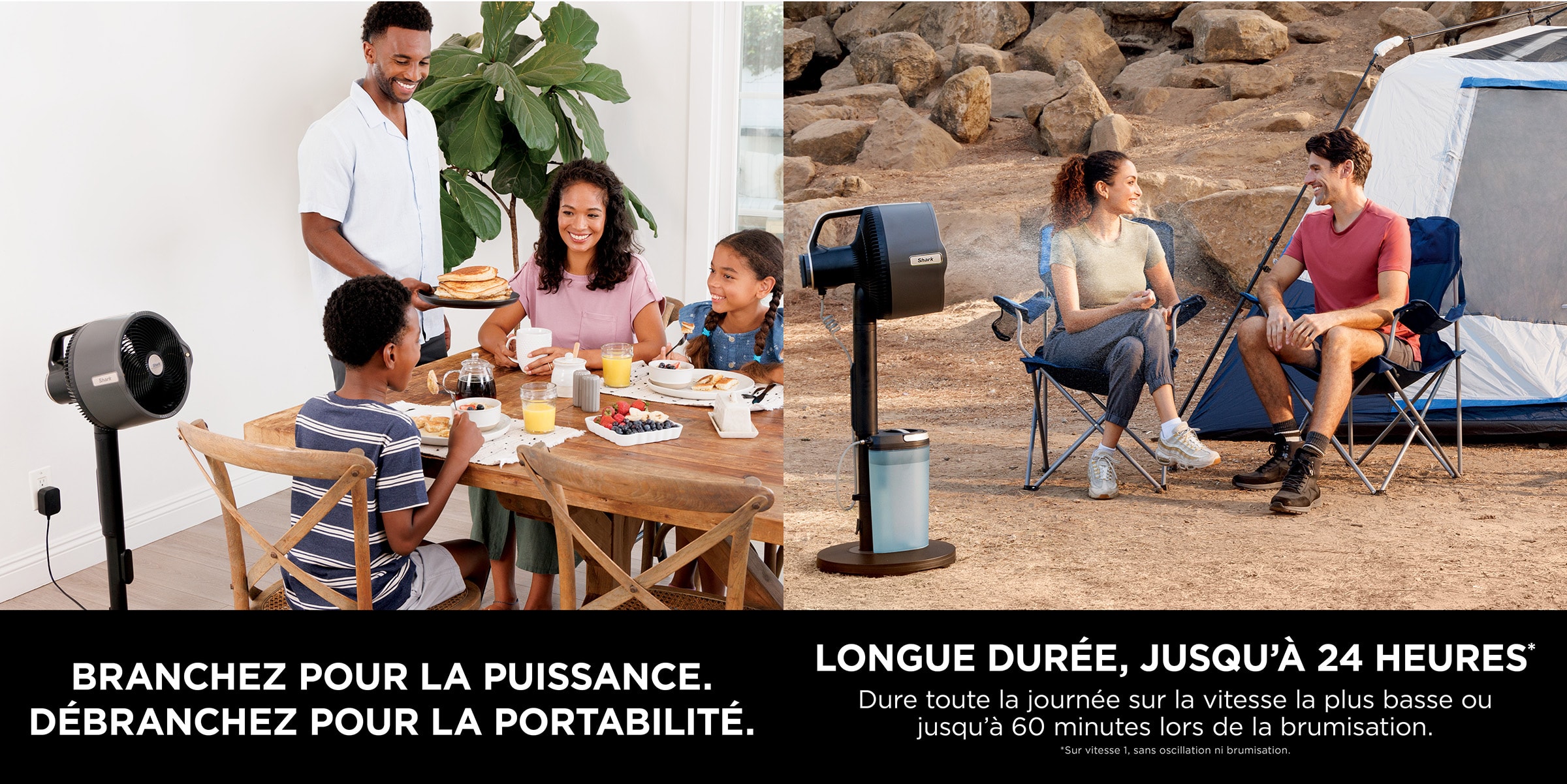 Ventilateur et brumisateur SHARK FlexBreeze Mist Pro - FA300EU Ventilateur et brumisateur SHARK FlexBreeze Mist Pro - FA300EU