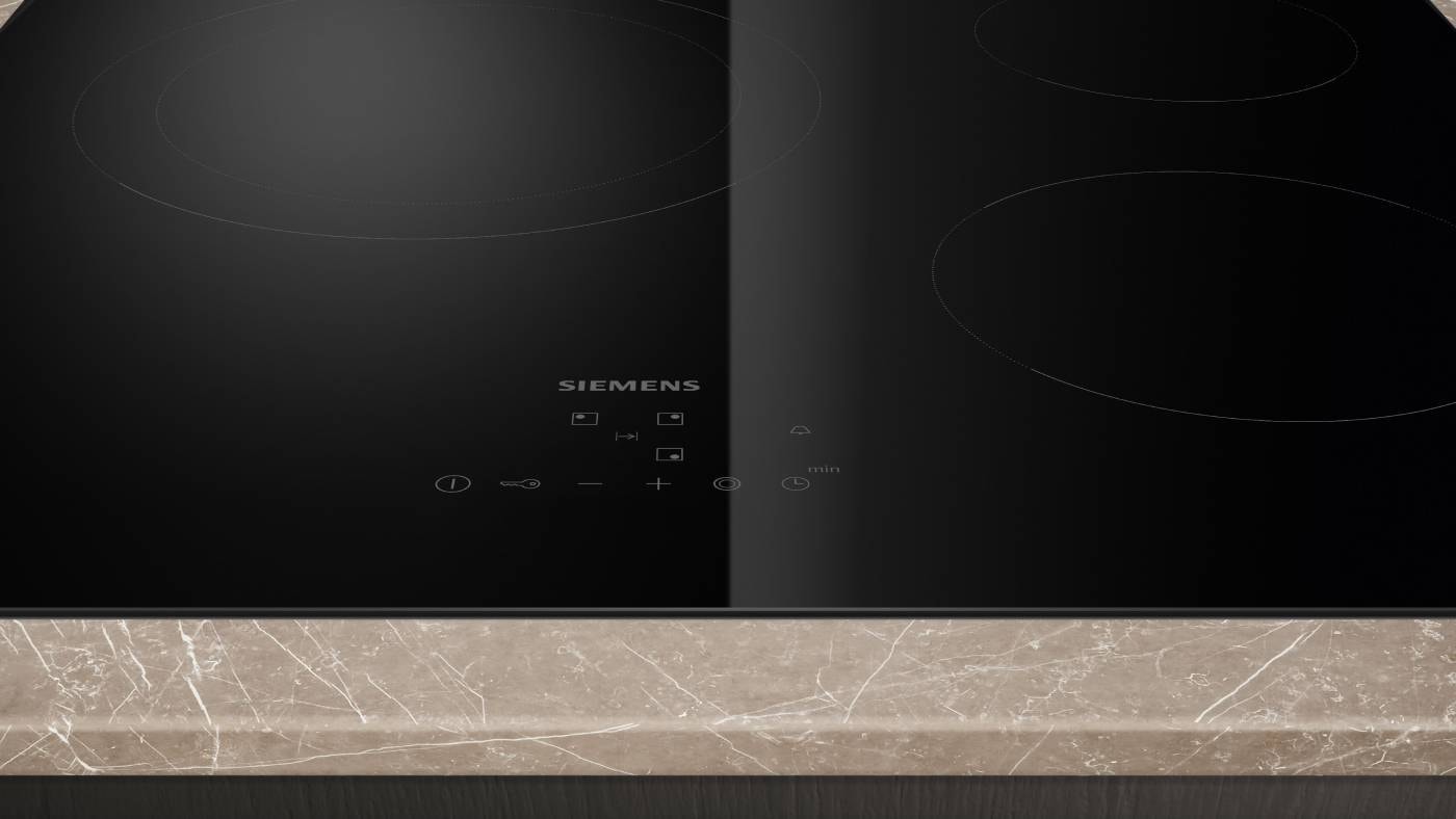 Plaque vitroceramique SIEMENS iQ300, 3 Foyers, 5700W, 60cm, Noir - ET61RBKB8H Plaque vitroceramique SIEMENS iQ300, 3 Foyers, 5700W, 60cm, Noir - ET61RBKB8H