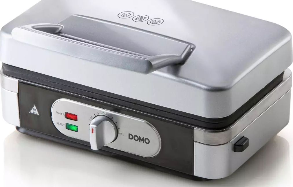 Gaufrier DOMO Plaques interchangeables 1000W Gris DO9136C