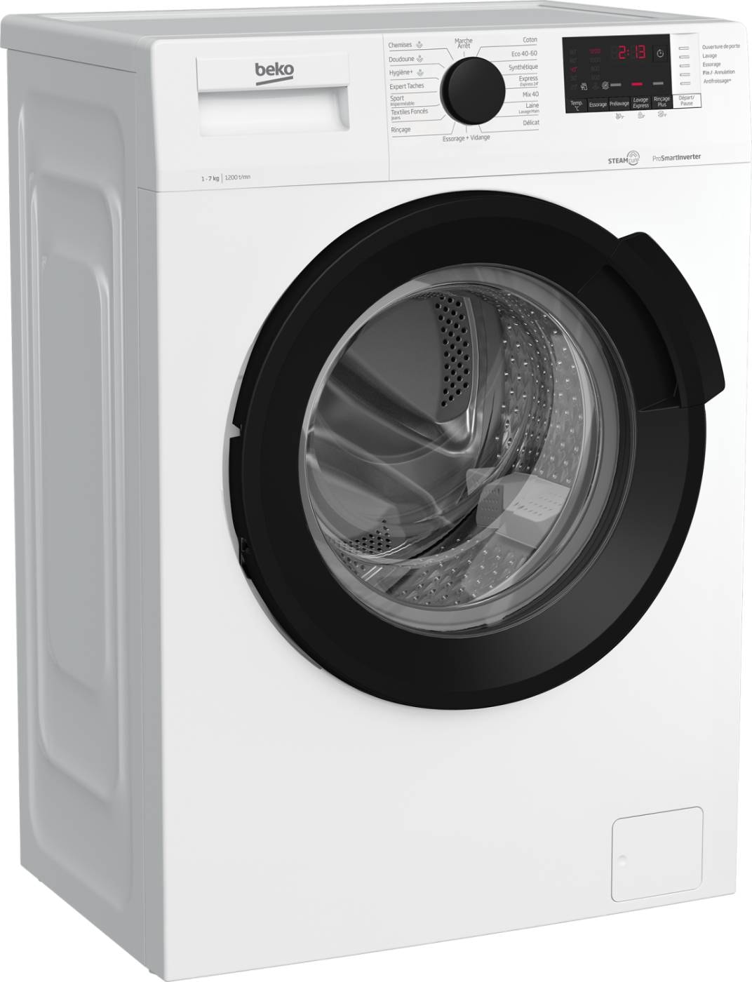 Lave linge Frontal BEKO ,1200 trs/mn, 7kg, Blanc - WUV72221BW
