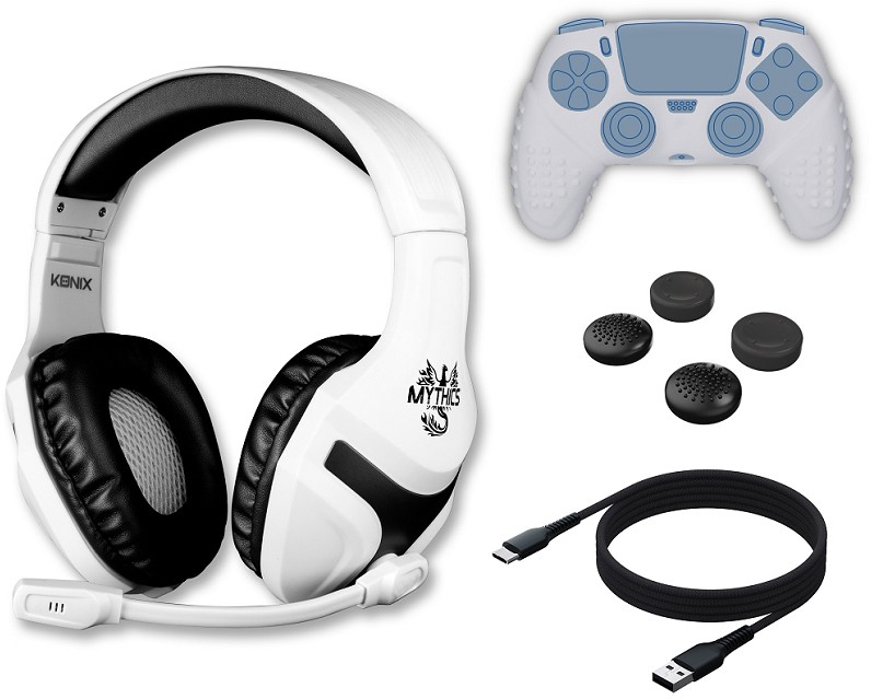 Casque gaming PS4 - PS5 filaire PDP LVL40 Gris