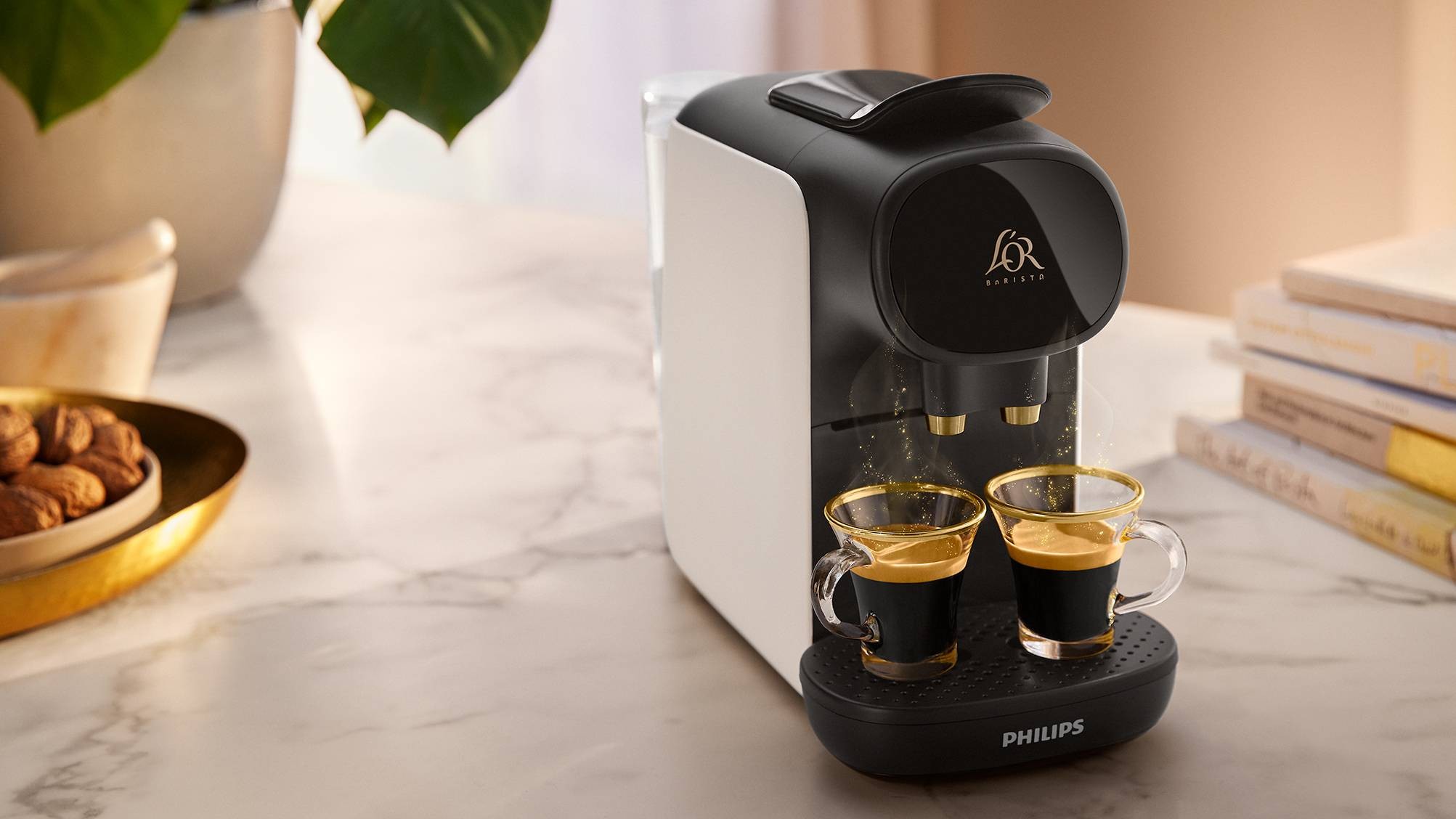 Cafetière PHILIPS à capsules Sublime Blanc - LM9012/03