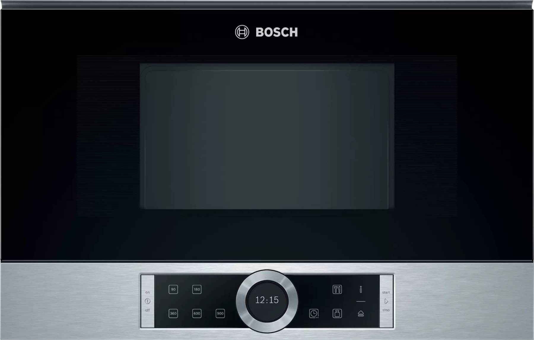 BOSCH Micro ondes Encastrable Série 8 AutoPilot 7 900W 21L Inox - BFR634GS1