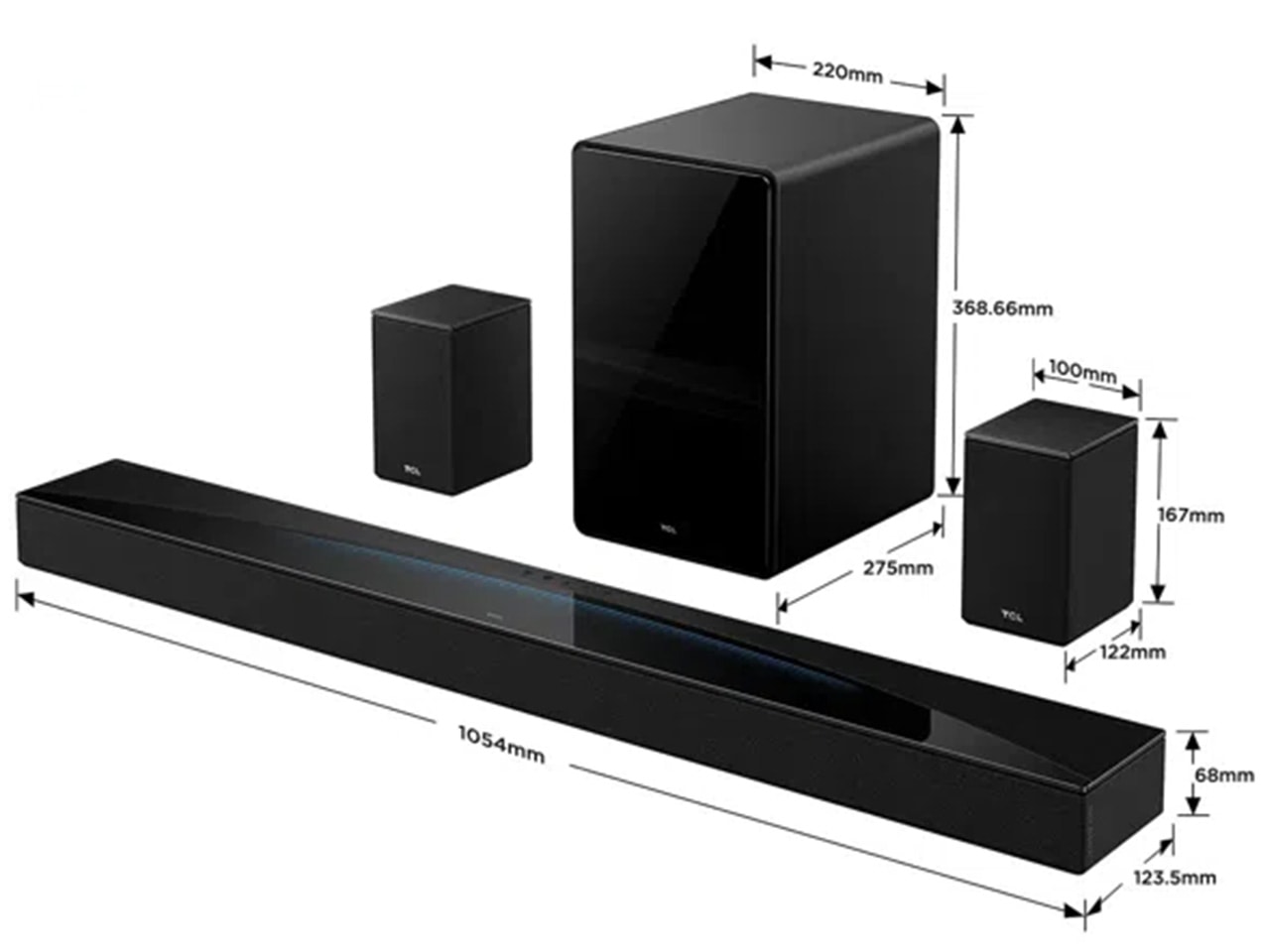 Barre de son TCL - Q75HE Barre de son TCL - Q75HE