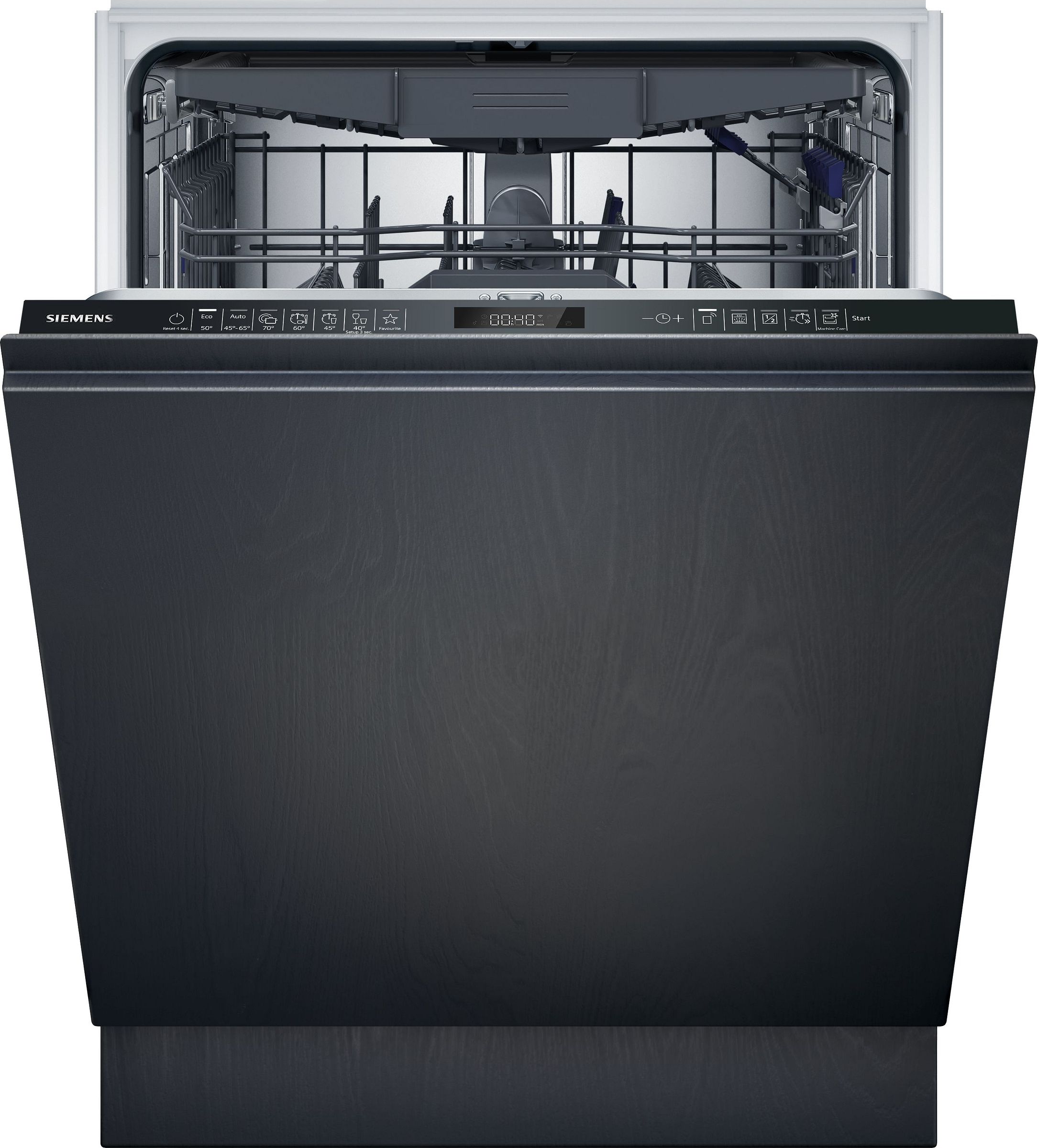 Lave vaisselle tout integrable 60 cm SIEMENS Home Connect 14 couverts 42dB Noir SN75EX23CE