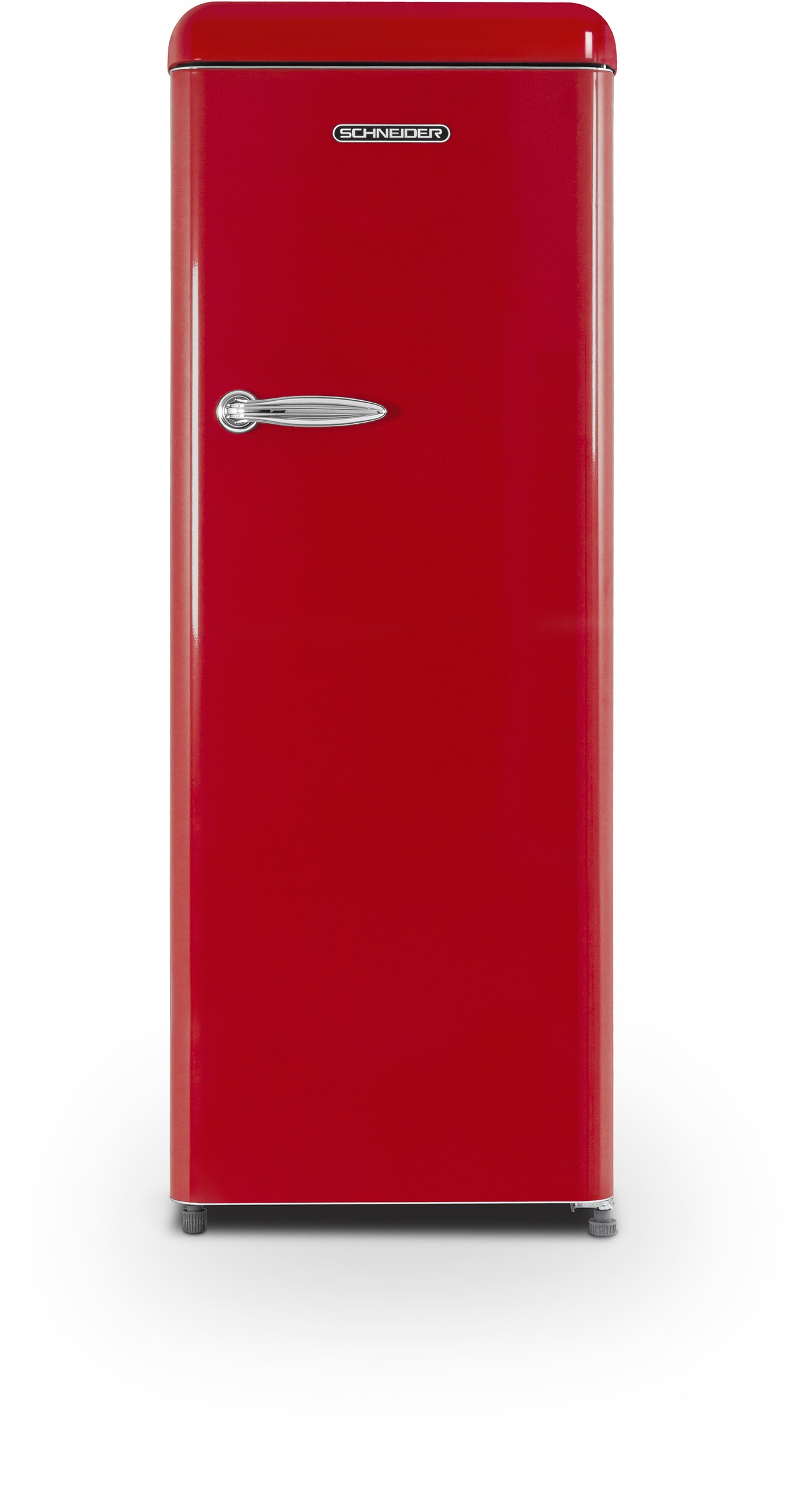 SCHNEIDER Réfrigérateur 1 porte Vintage 225 L Rouge  SCCL222VR