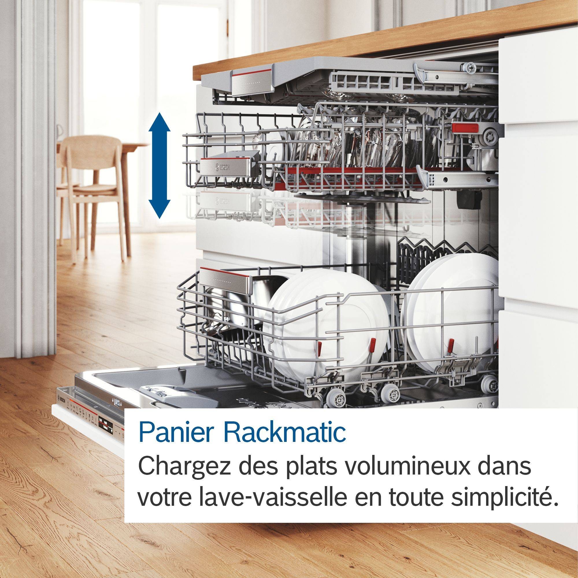 Lave vaisselle 60 cm BOSCH Série 6 PerfectDry Silence Pro 13 couverts - SMS6ZDI06E