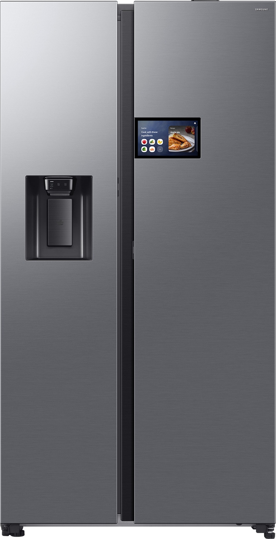 Réfrigérateur side by side SAMSUNG Froid ventilé intégral, 621L, Gris RS90F64EET