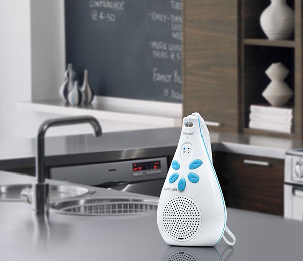 Enceinte bluetooth MUSE IPX4 Mains-libres Blanc - M320BT