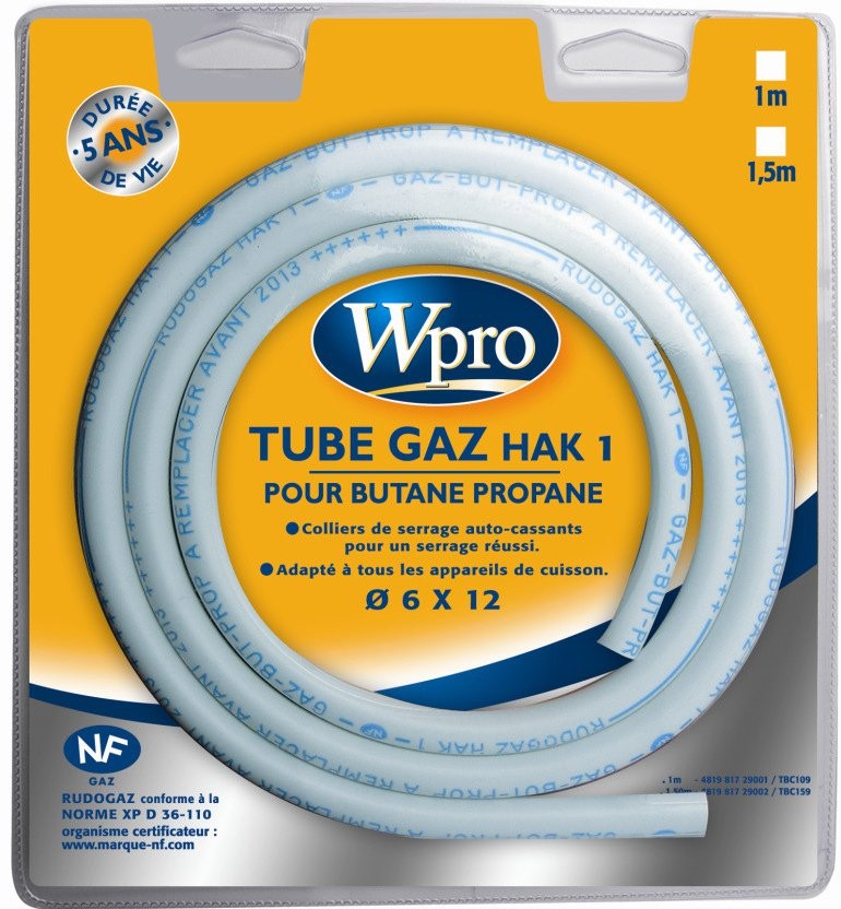 Tuyau gaz WPRO  TBC159