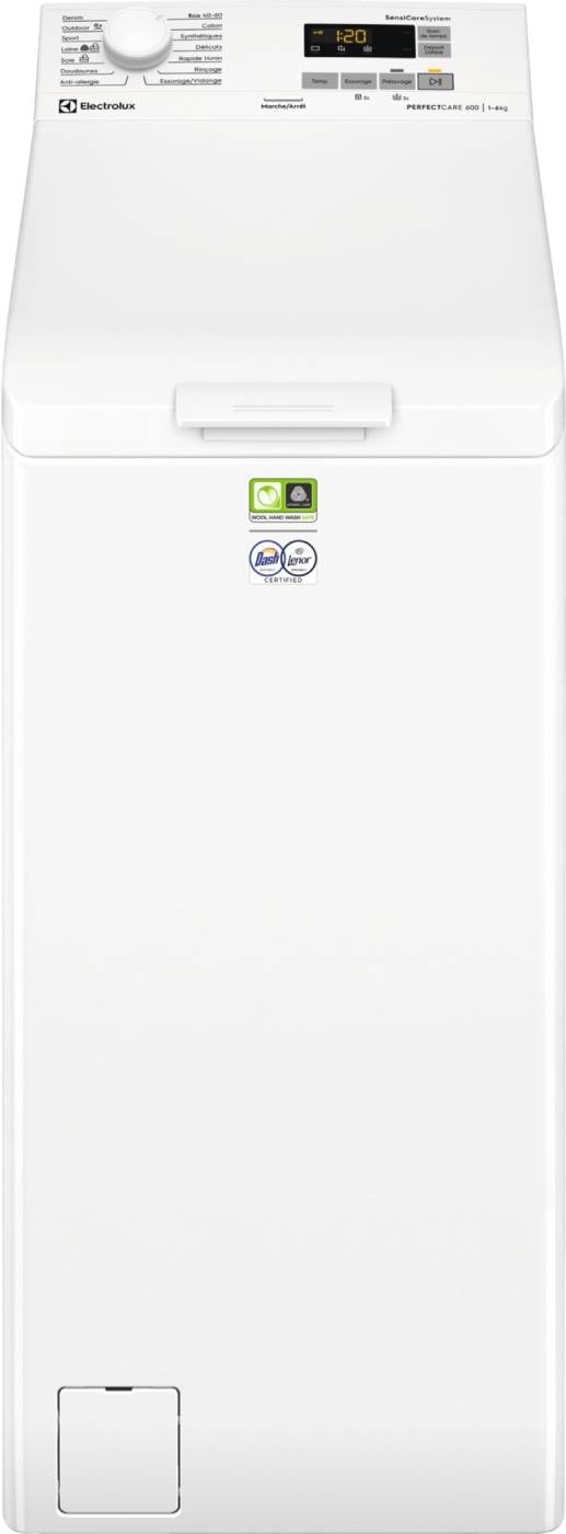 Lave linge Top ELECTROLUX 6kg 1300trs/min Blanc EW6T3365BCZ