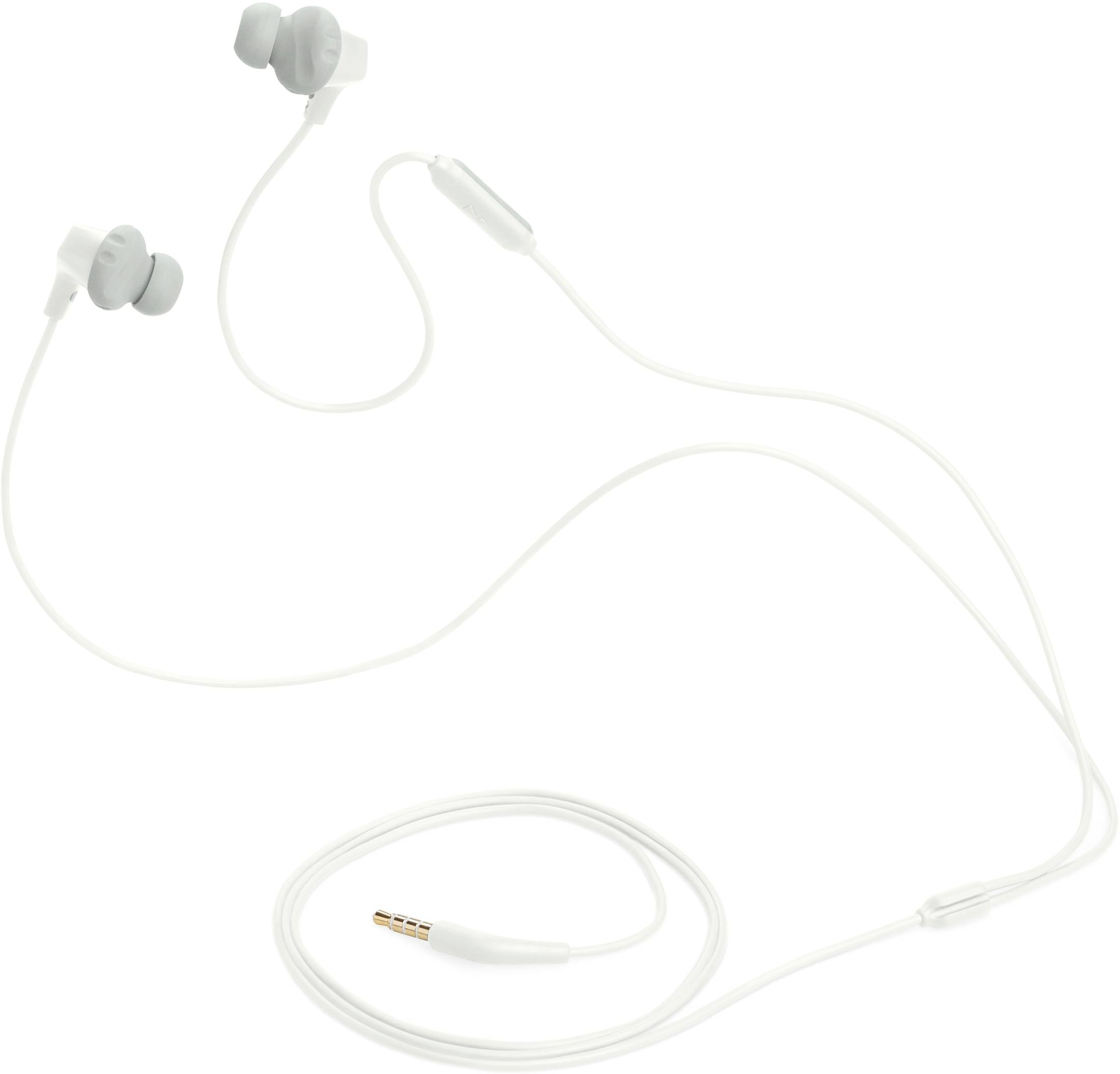 Ecouteurs JBL Endurance Run 2 Filaire Sport IPX5 Blanc JBLENDURRUN2WHT