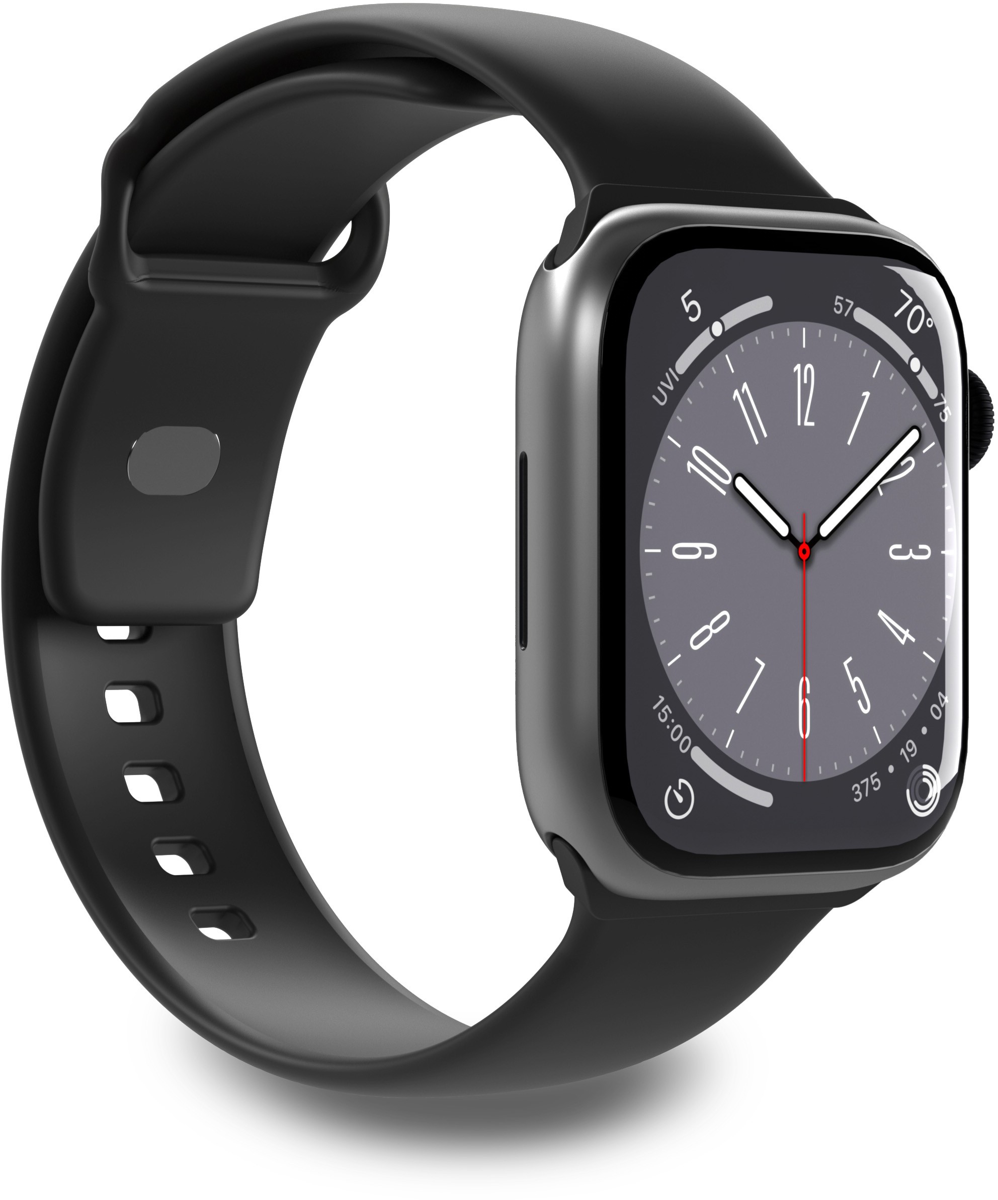 SBS Bracelet pour montre ICON pour Apple Watch 38-40-41mm  BRA-APWAT38A41-SILNR