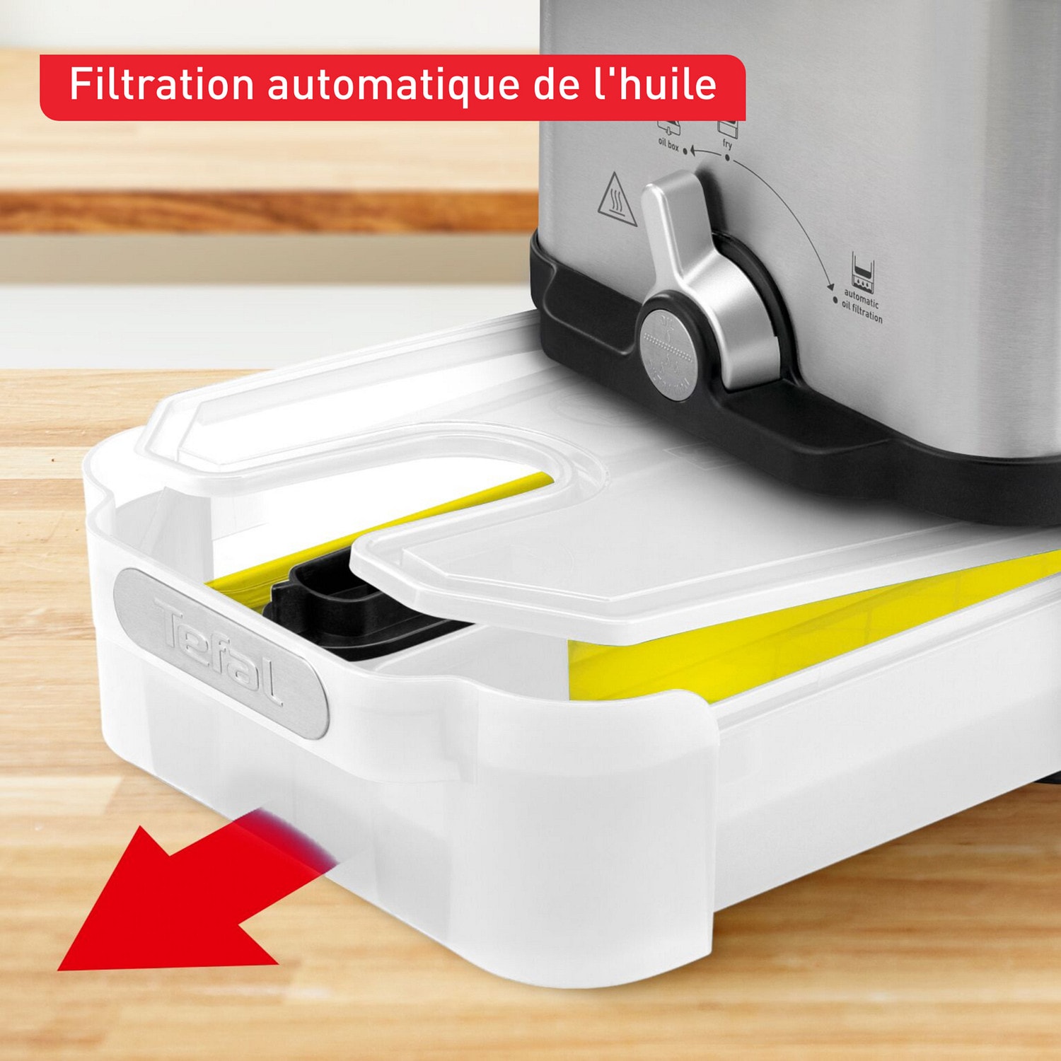 Friteuse TEFAL 3.5L 2300W - FR804110