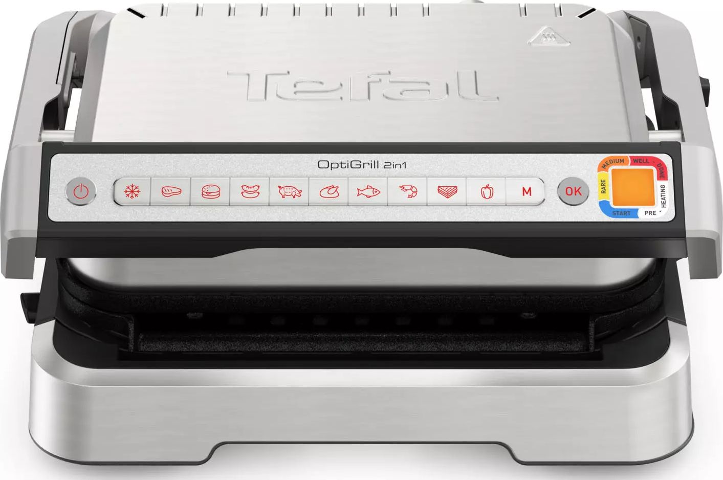 Grill viandes TEFAL 30x20cm 4 personnes Inox GC772D10