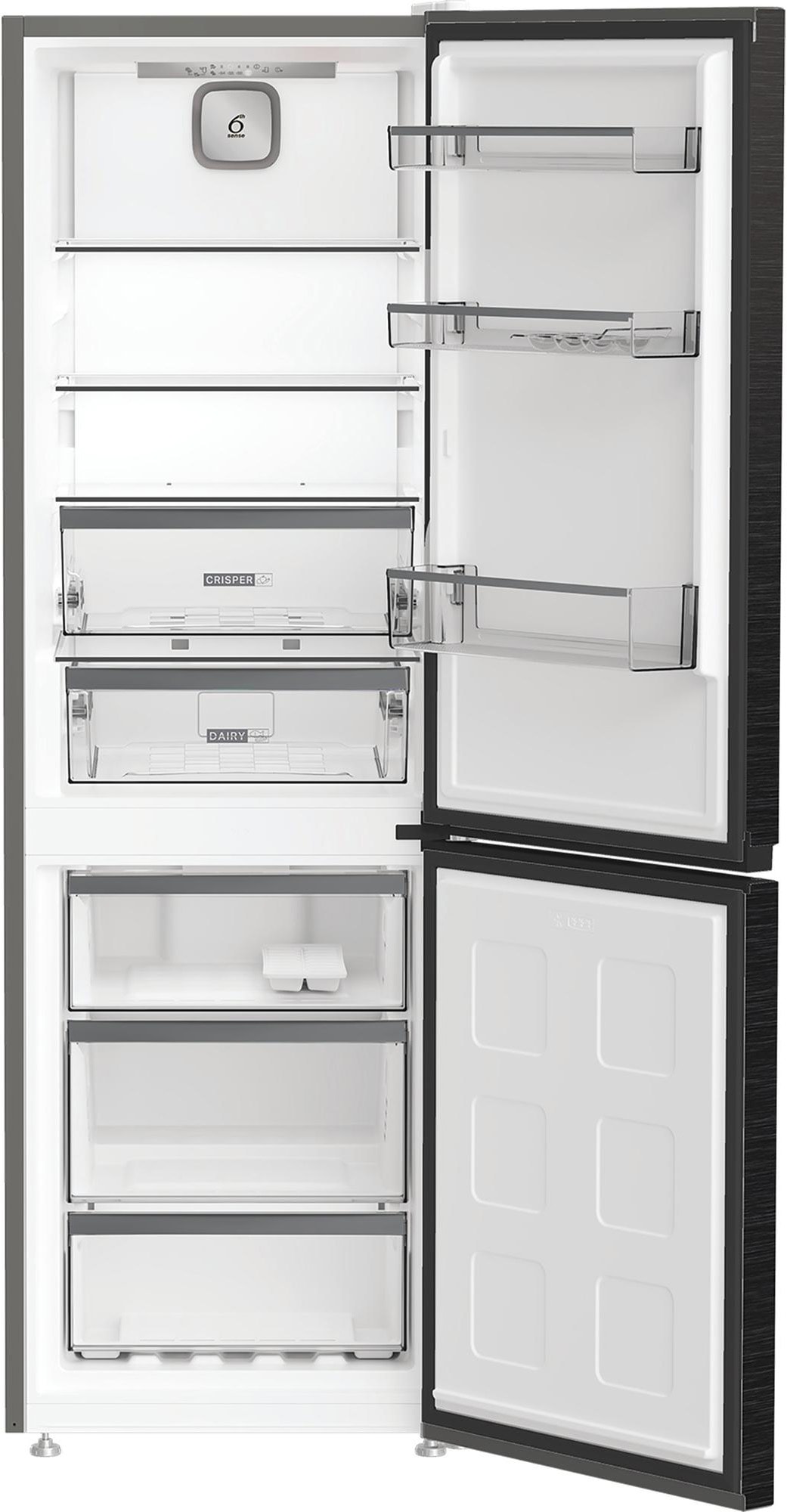 Réfrigérateur congélateur bas WHIRLPOOL Total No Frost, 316L, Noir - WHK25364XBR4E Réfrigérateur congélateur bas WHIRLPOOL Total No Frost, 316L, Noir - WHK25364XBR4E