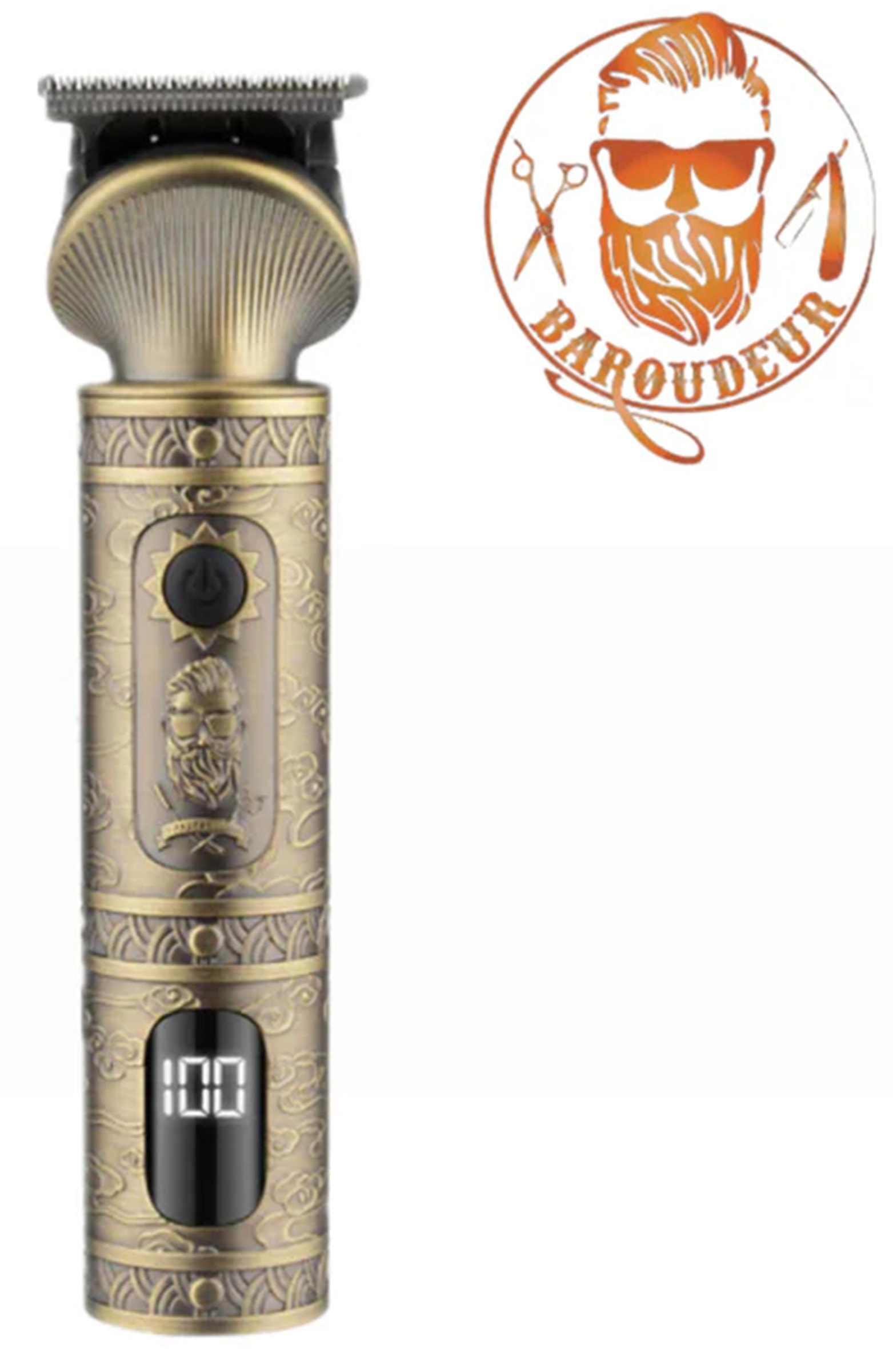 Tondeuse à barbe LITTLE BALANCE 140min nez/oreilles 4 guides - 8937