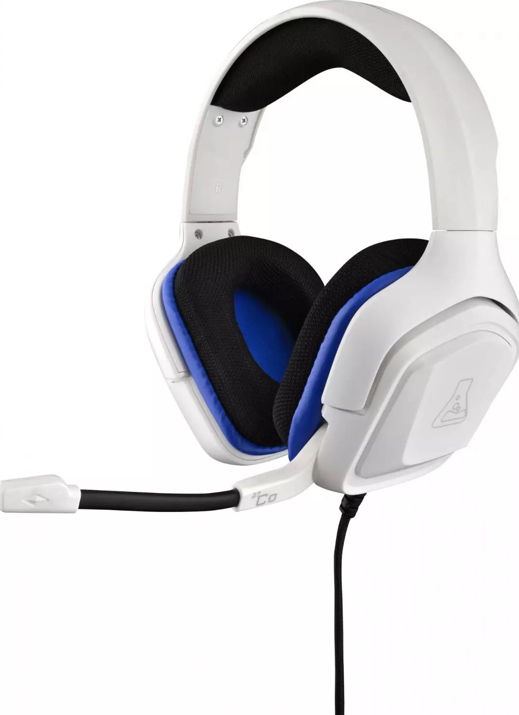 Micro-Casque gaming THE G-LAB Jack 3.5 mm Multiplateforme Blanc - KORP-COBALT-W