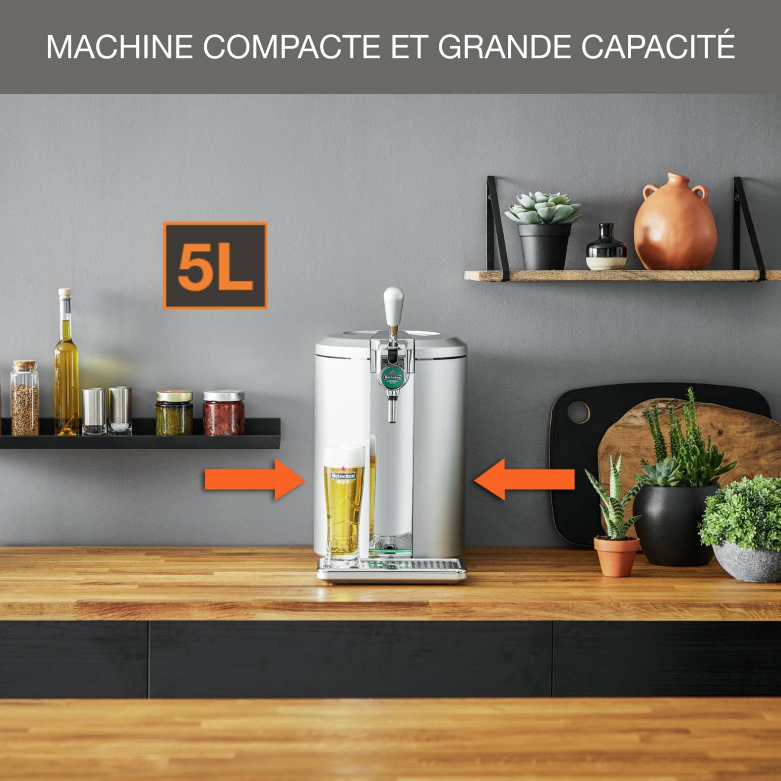 Distributeur de bière KRUPS - VB452E10 Distributeur de bière KRUPS - VB452E10