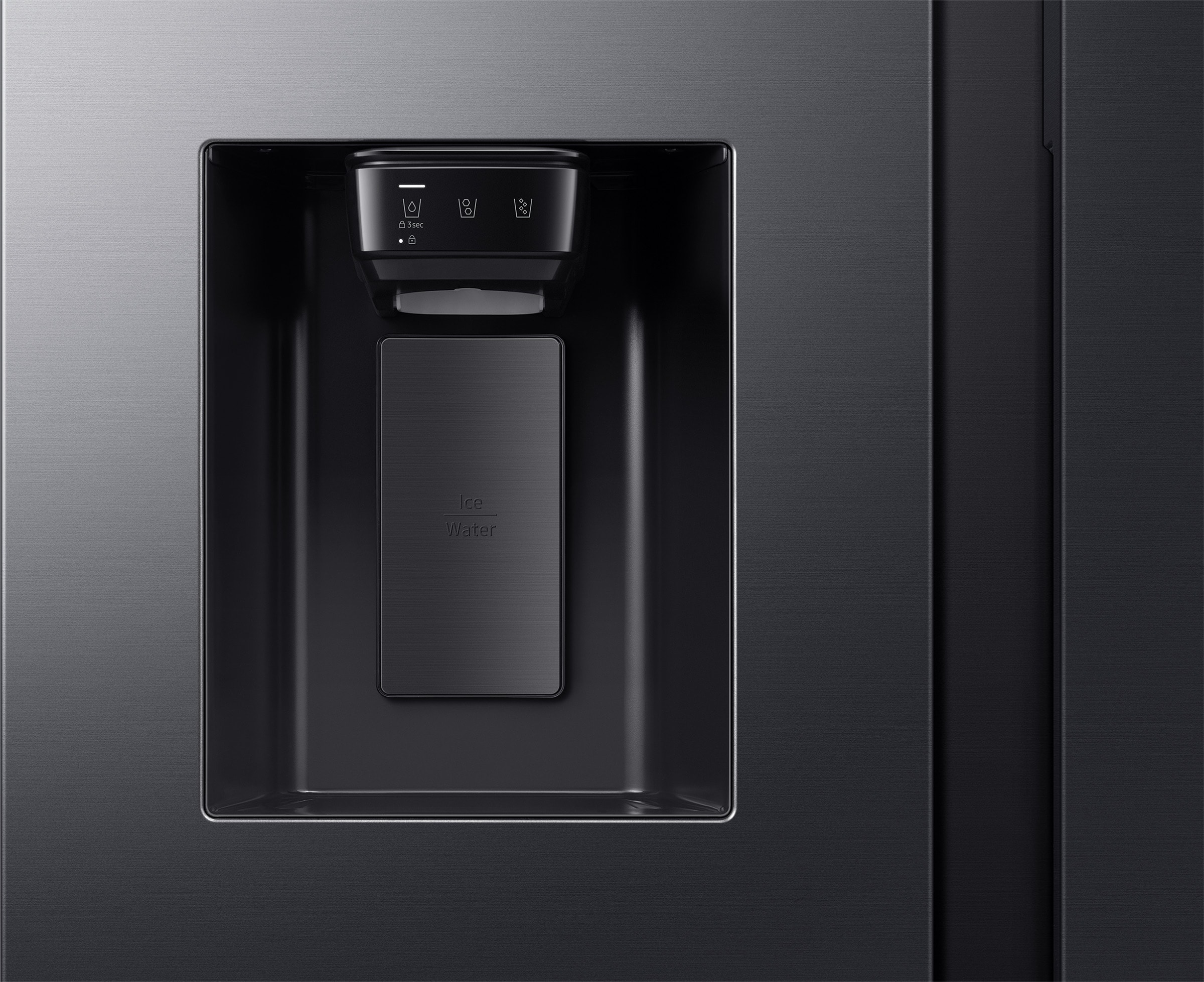Réfrigérateur side by side SAMSUNG 640L No Frost Noir - RS70F64KEF