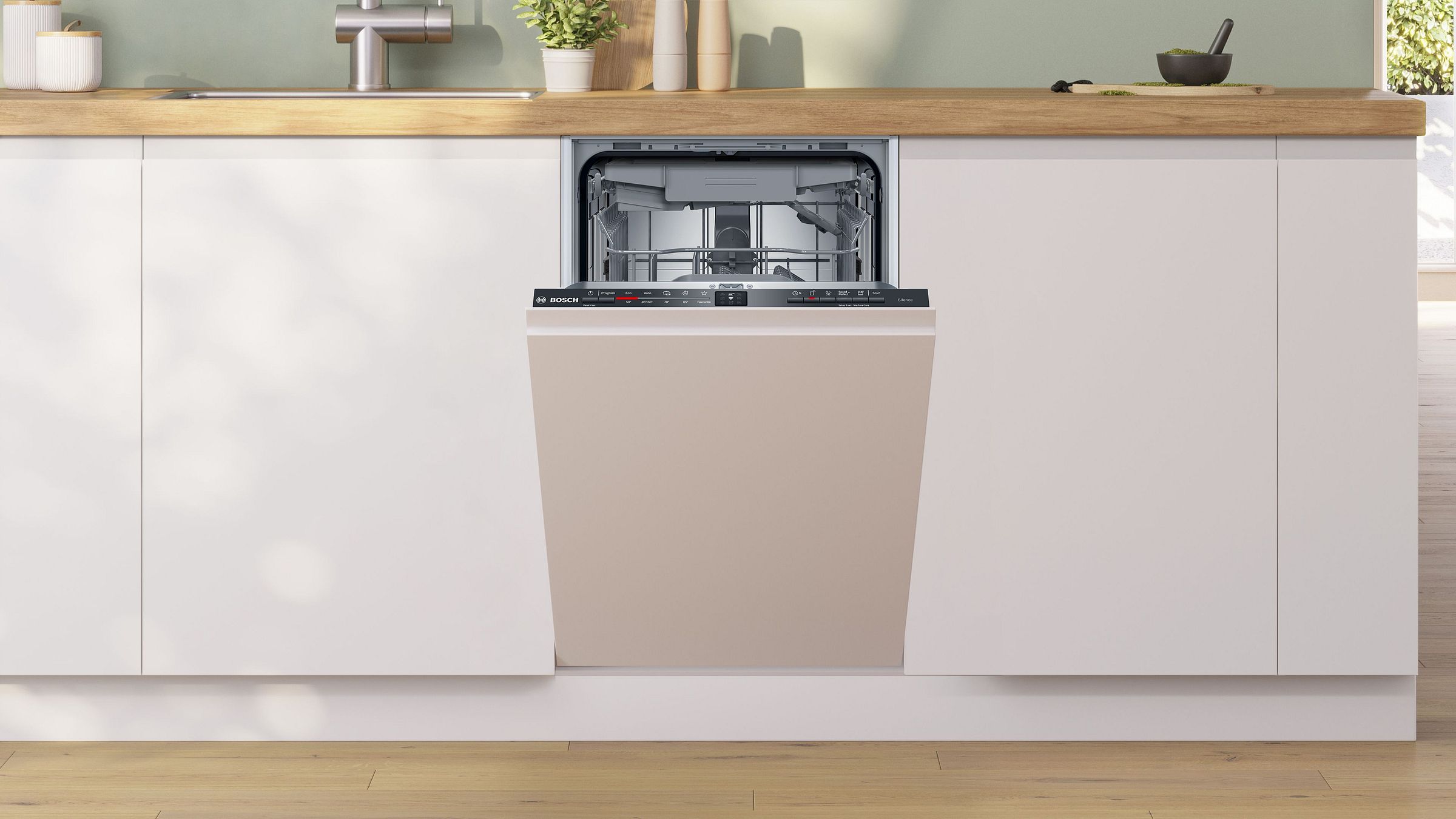 Lave vaisselle tout integrable 45 cm BOSCH Connecté 10 couverts 46dB - SPV2HMX02E