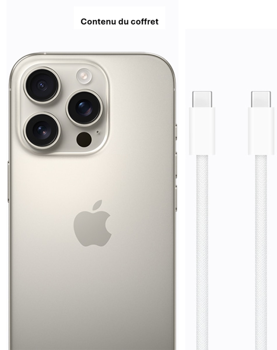 iPhone APPLE iPhone 16 Pro, 128go, Titane Naturel - IPHONE16PRO-128-NAT iPhone APPLE iPhone 16 Pro, 128go, Titane Naturel - IPHONE16PRO-128-NAT