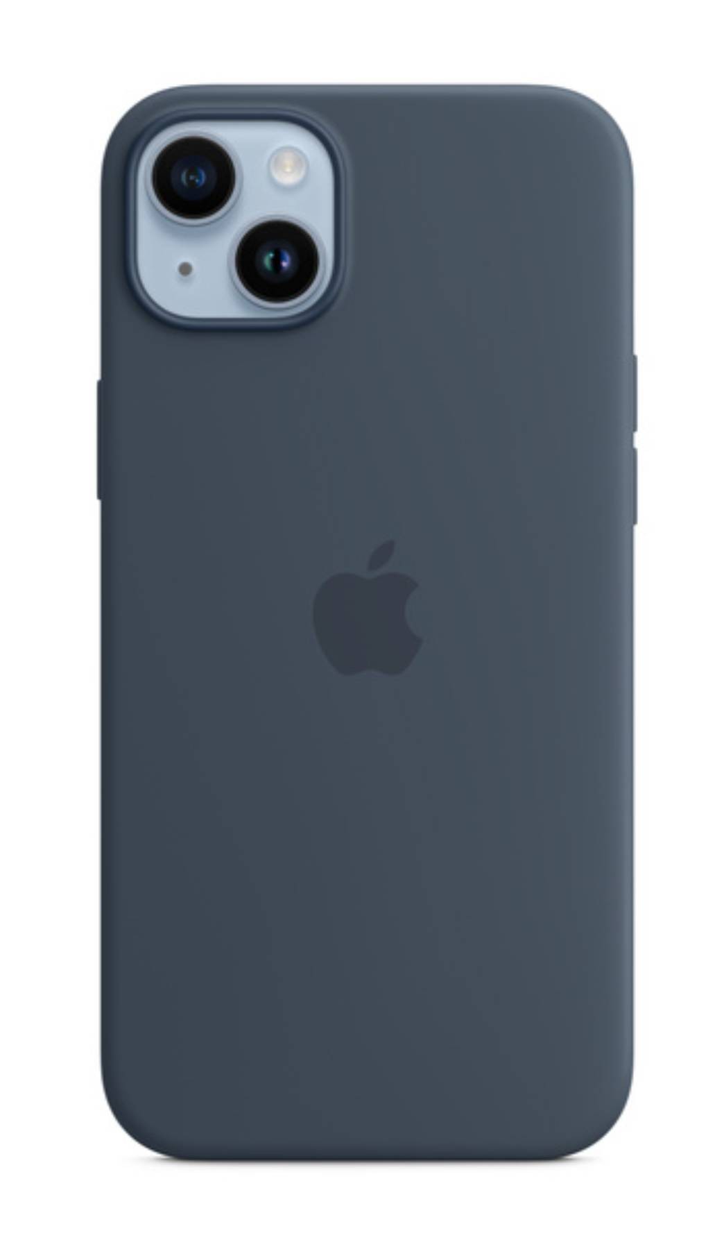 APPLE Coque iPhone 14 Plus silicone Bleu orage  MPT53ZM/A