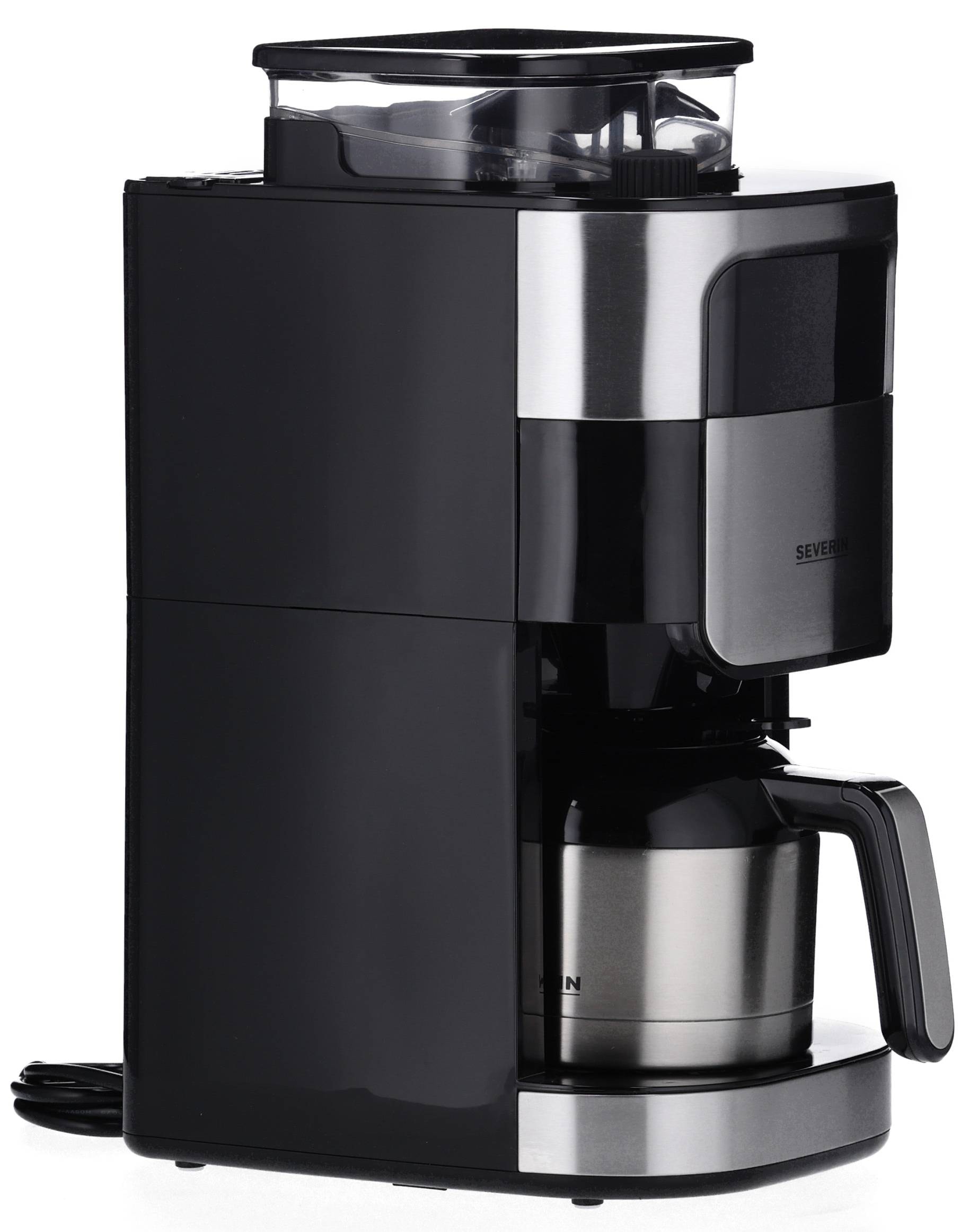 Cafetière SEVERIN à filtre avec broyeur, 1L, Inox - KA4814