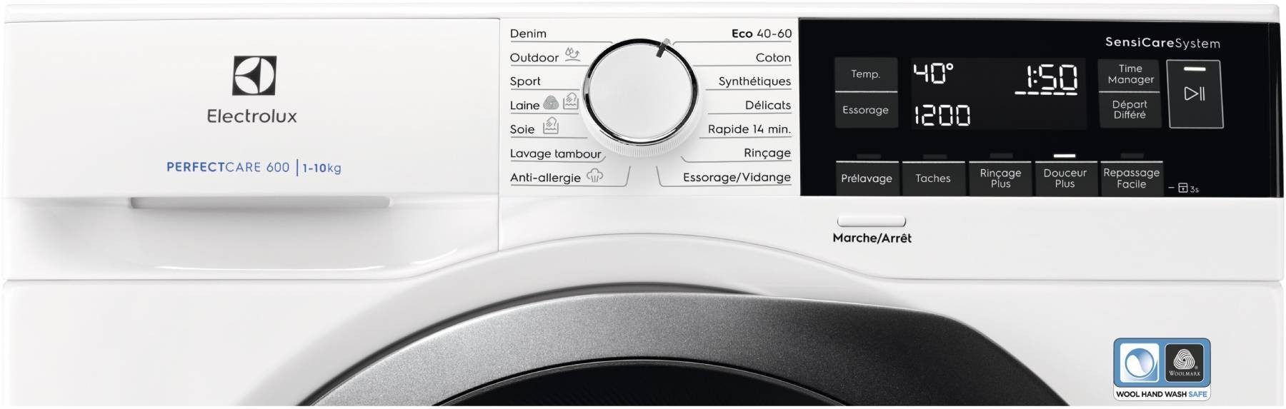 ELECTROLUX Lave linge Frontal PerfectCare 600 10 kg