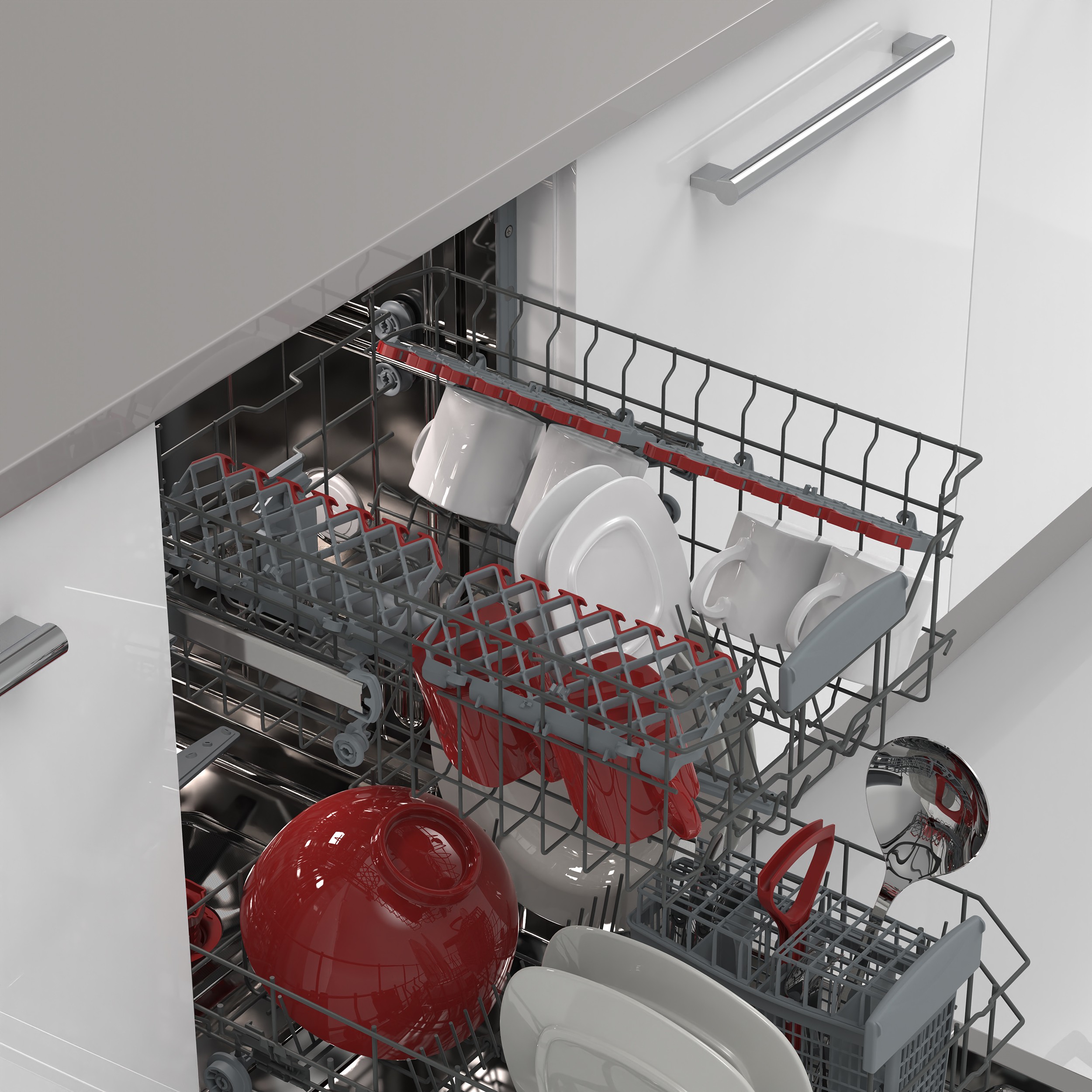 SHARP Lave vaisselle tout integrable 45 cm 10 couverts - QWI1GI47EX