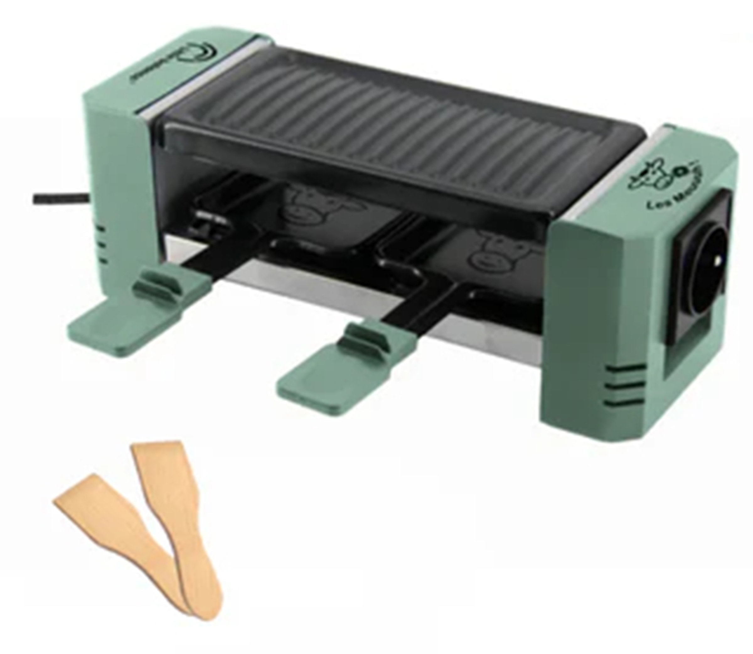 Raclette Multifonction LITTLE BALANCE 2 personnes 320W Vert 8949