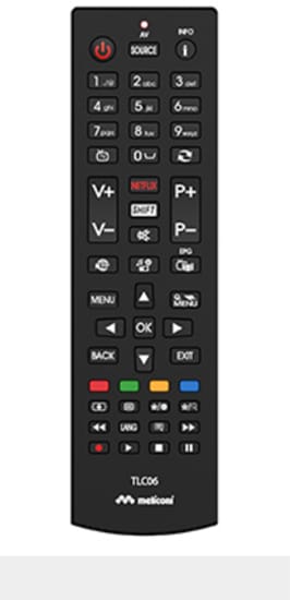 Télécommande de remplacement TV Sony - TLC03 -Noir MELICONI à Prix