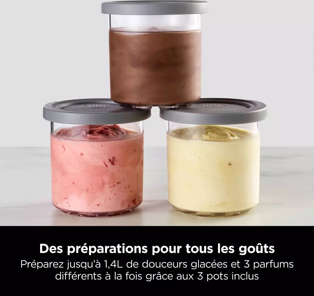 Sorbetière NINJA 2x450ml CREAMiFY - NC302EU