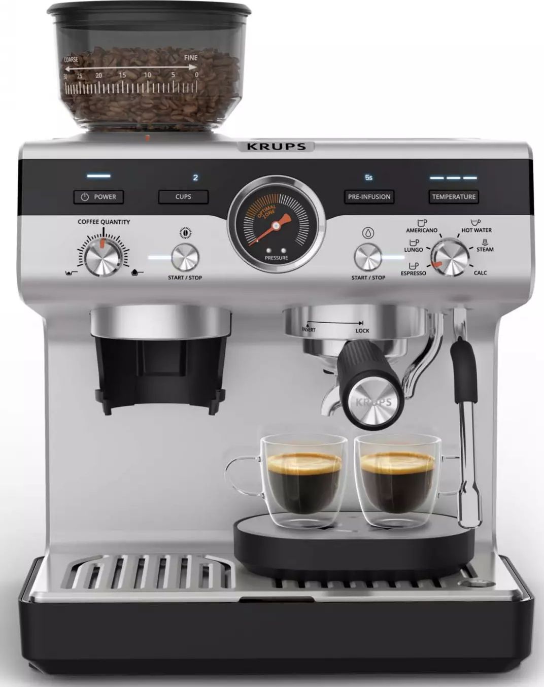 Expresso KRUPS Buse vapeur Aluminum XP801T10
