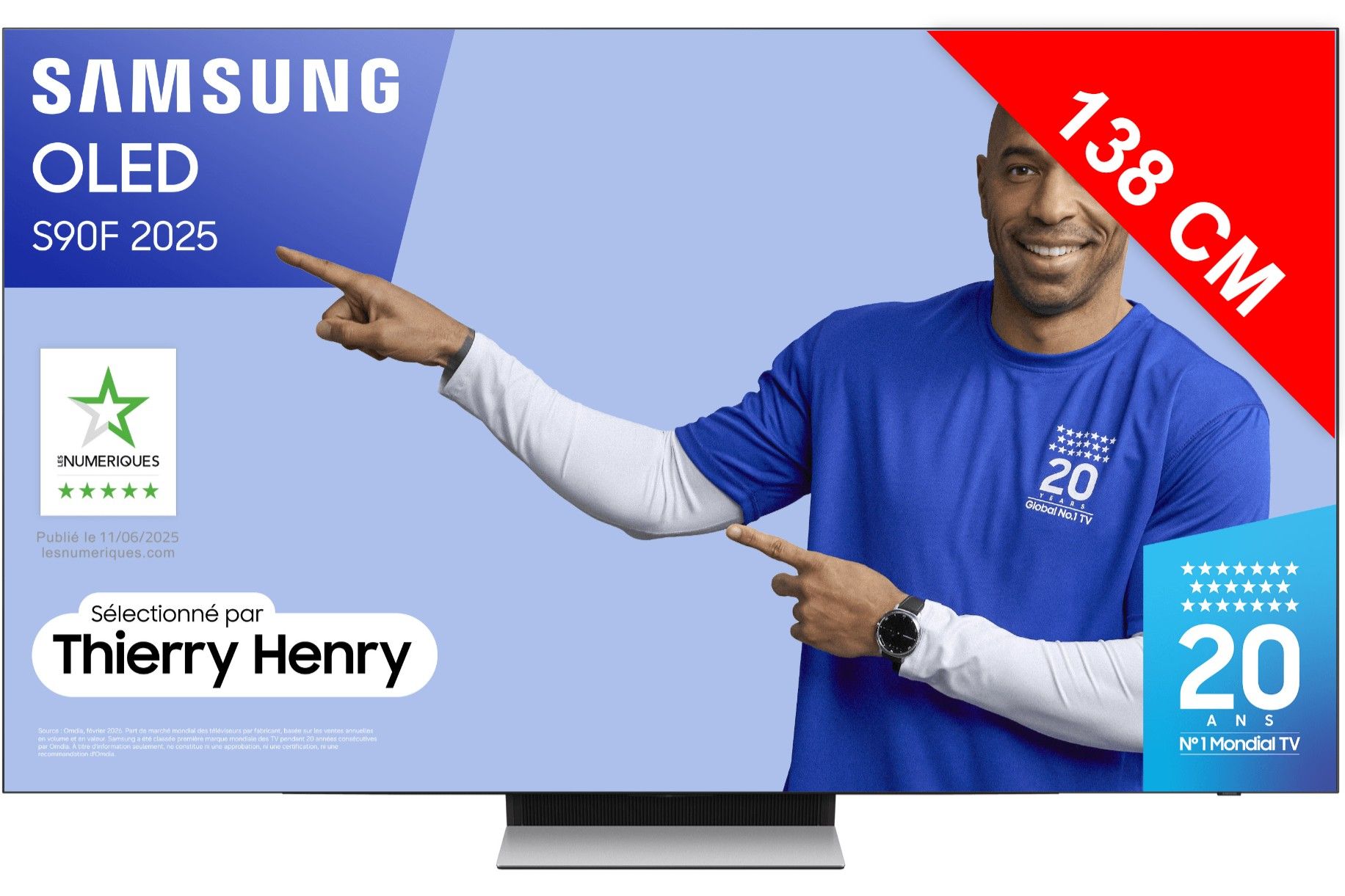 TV OLED 4K 138 cm