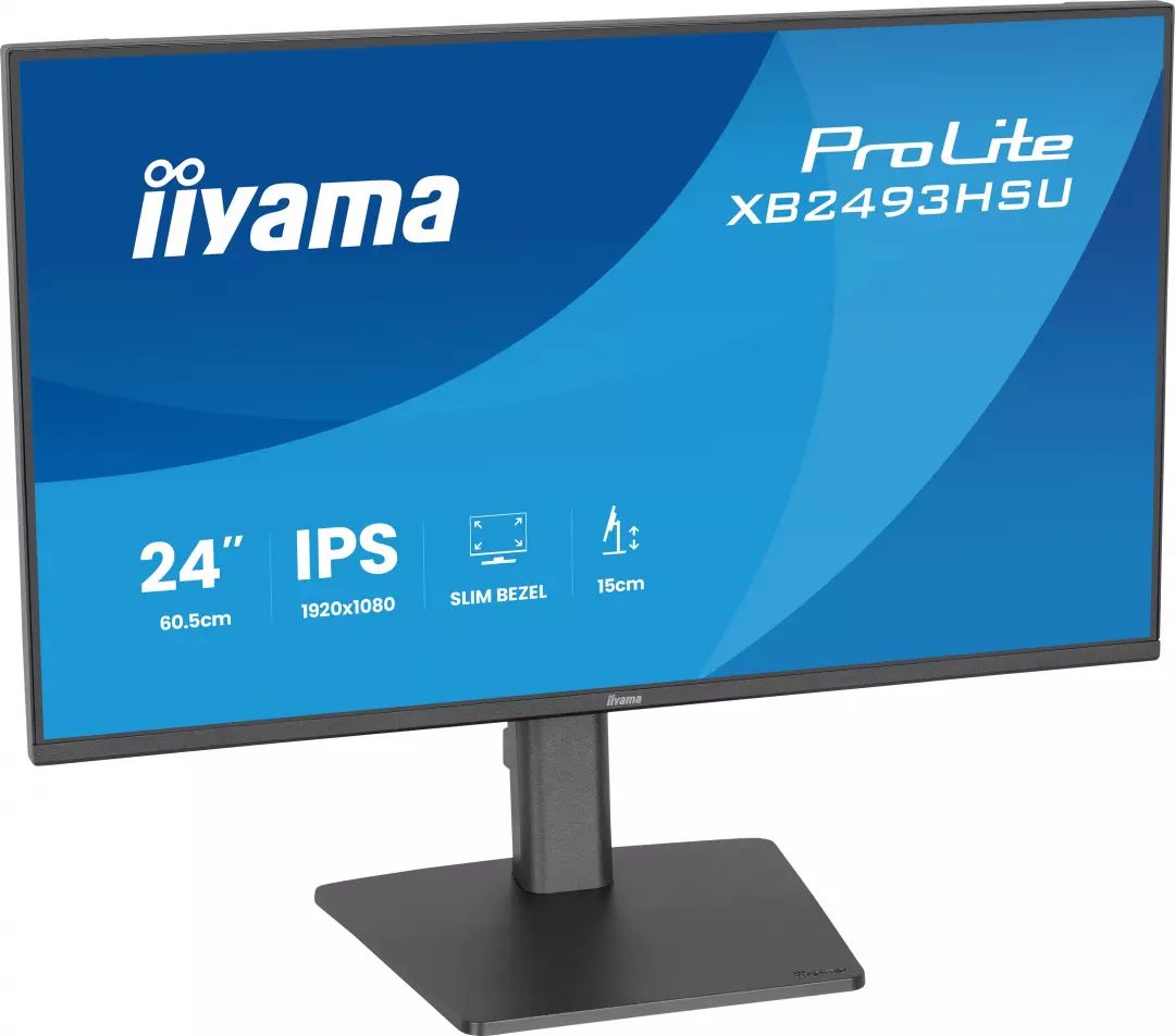 Ecran 27 pouces Full HD IIYAMA IPS hub USB Noir - XB2493HSU-B1