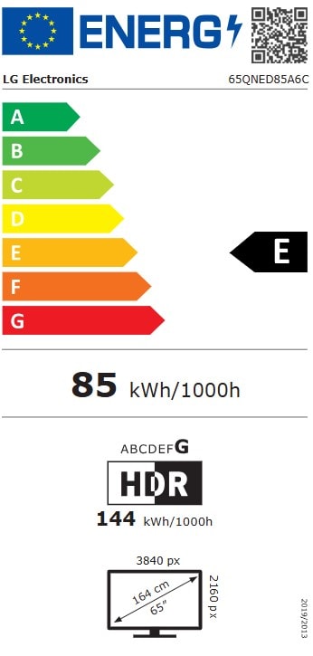 TV QNED 4K 164 cm LG - 65QNED85A TV QNED 4K 164 cm LG - 65QNED85A