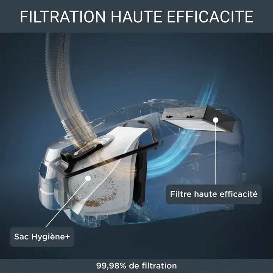 Aspirateur traîneau ROWENTA 900W Noir - RO6164EA