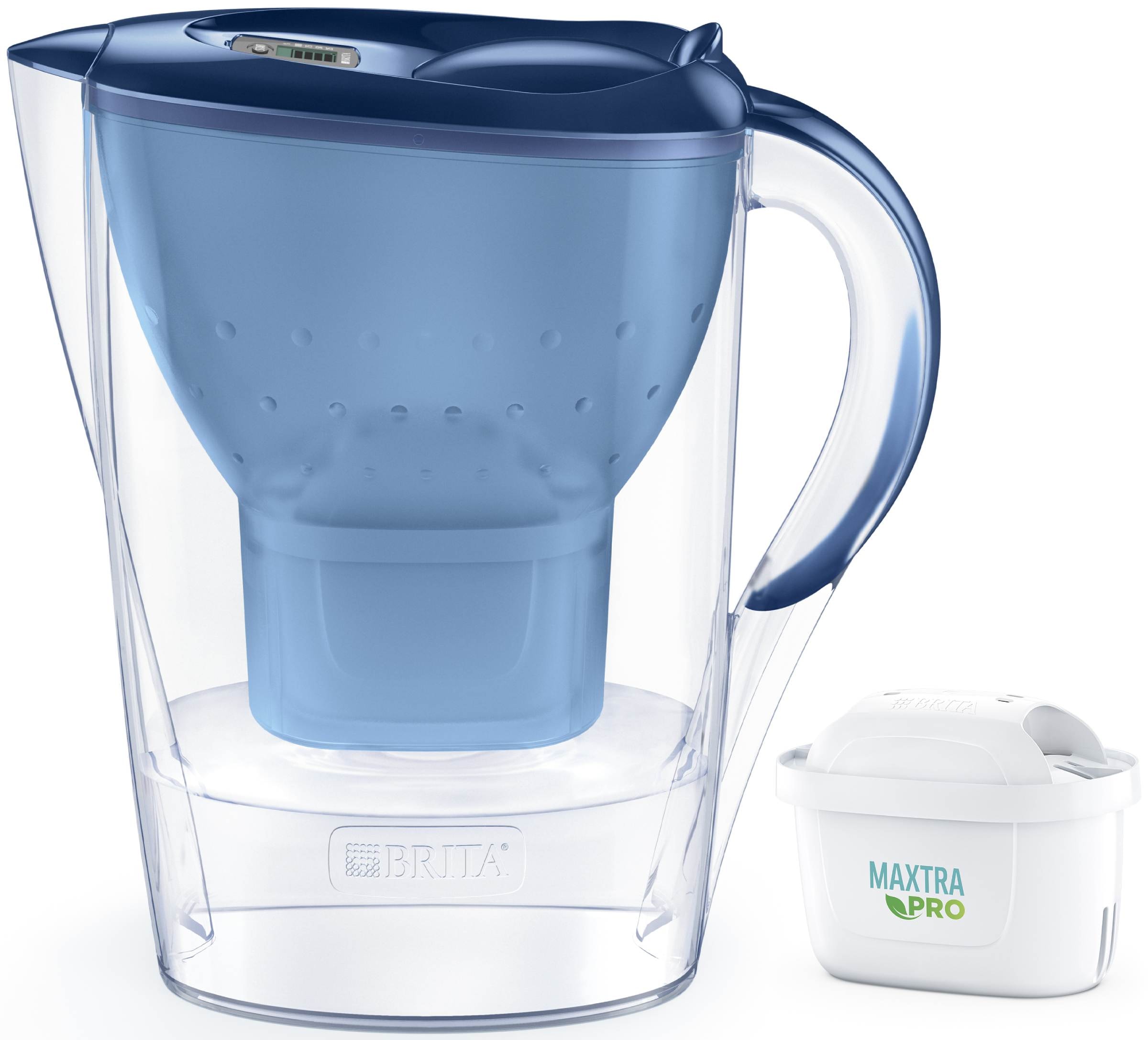 Carafe BRITA FRANCE Filtrante 2.4L Indicateur LED Bleu 1051119