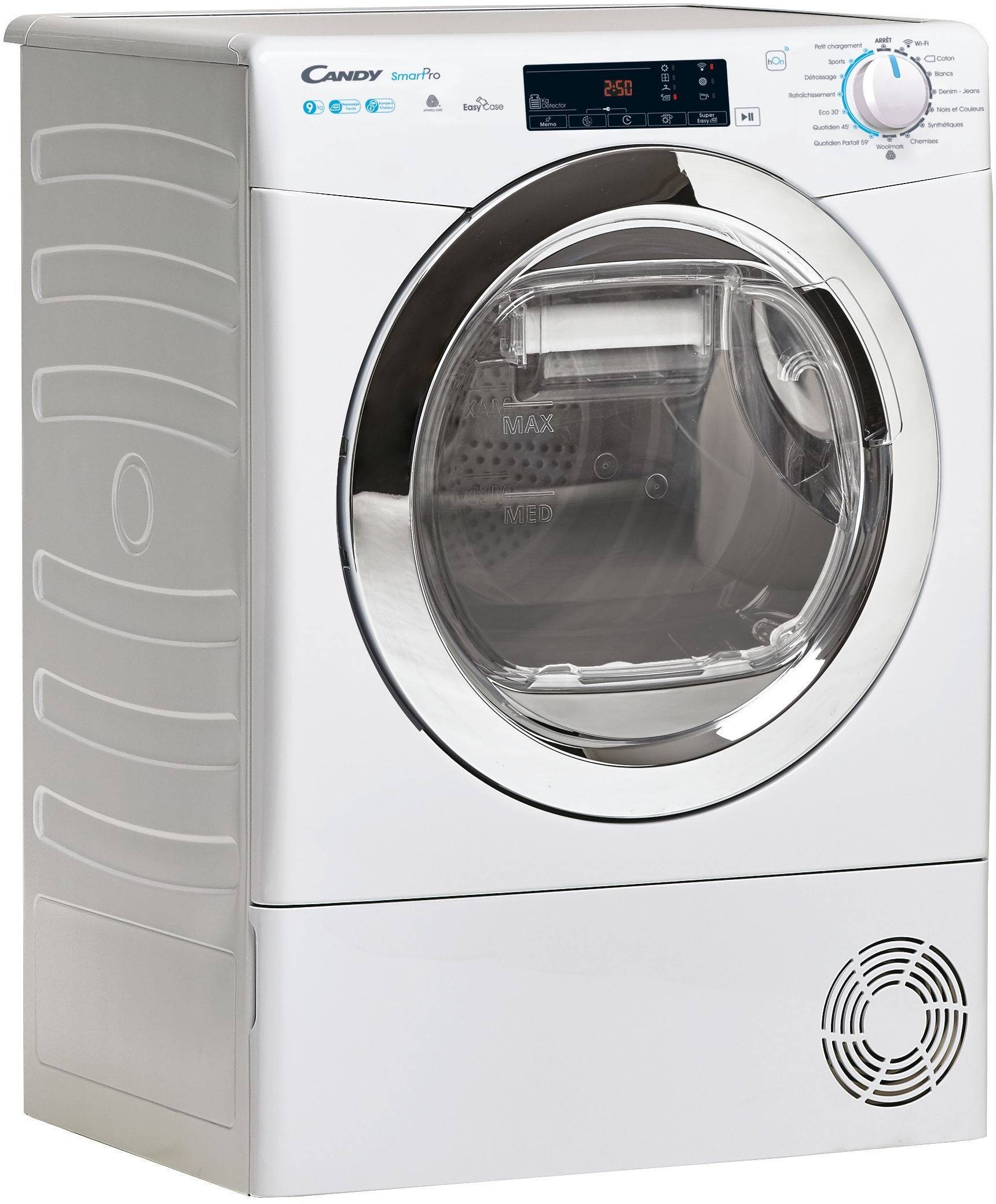 Sèche linge Condensation CANDY , 15 programmes, 9kg, Blanc - CSOEH9A2TCE-47