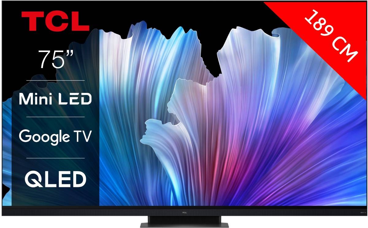 TCL TV QLED 4K 189 cm Mini Led 144Hz Dolby Atmos 75" 75C931 TCL TV QLED 4K 189 cm Mini Led 144Hz Dolby Atmos 75" 75C931