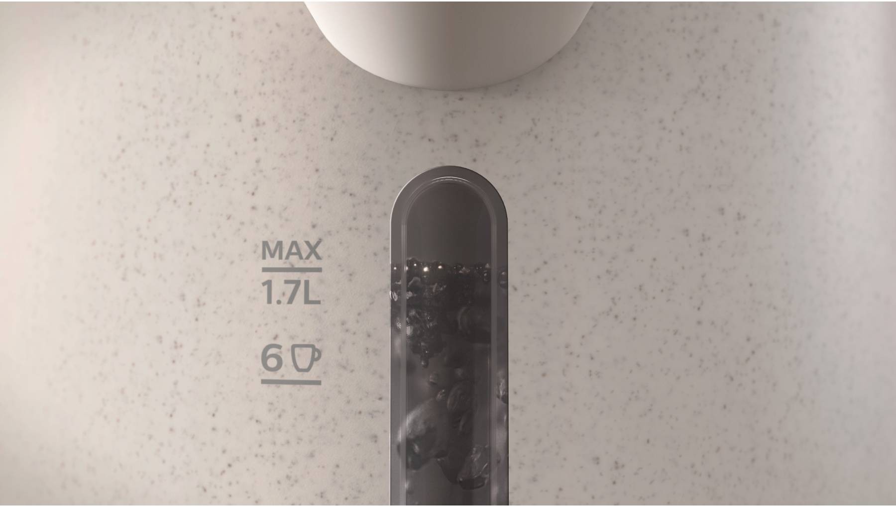 Bouilloire PHILIPS Série 5000, 1,7L, 2200w, Blanc - HD9365/10