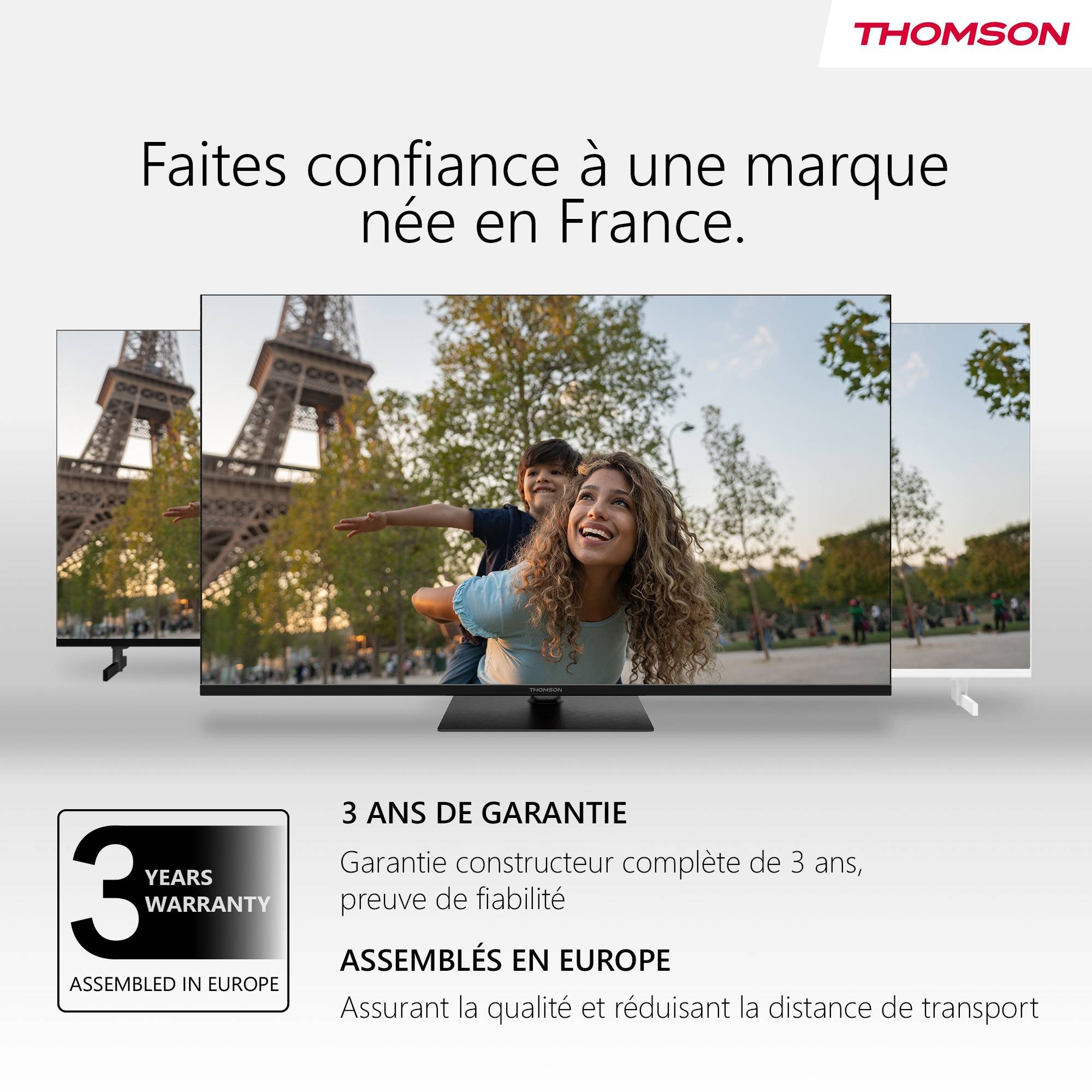 THOMSON TV QLED 4K 109 cm  - 43QG6C14