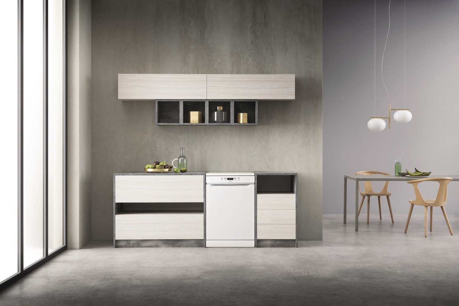 Lave vaisselle 60 cm WHIRLPOOL 6ème sens Natural Dry 42dB 14 couverts - WFC3C33PF