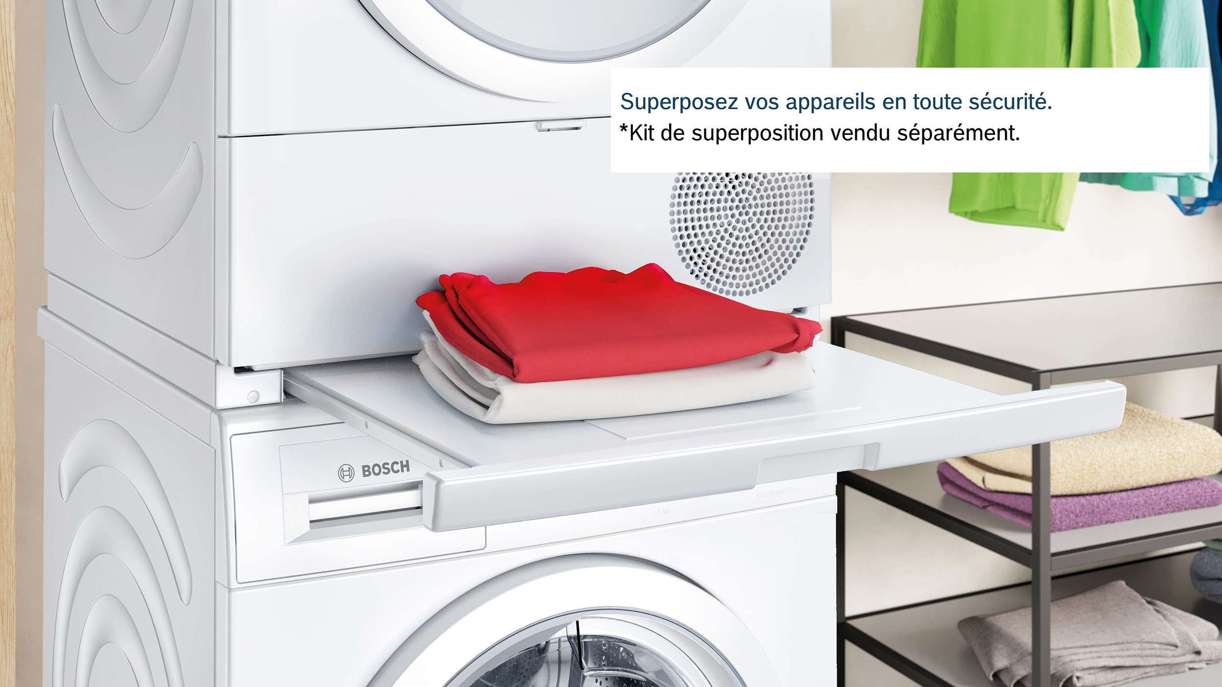 BOSCH Sèche linge Condensation Série 4 AutoDry 7kg Blanc - WTN83218FR