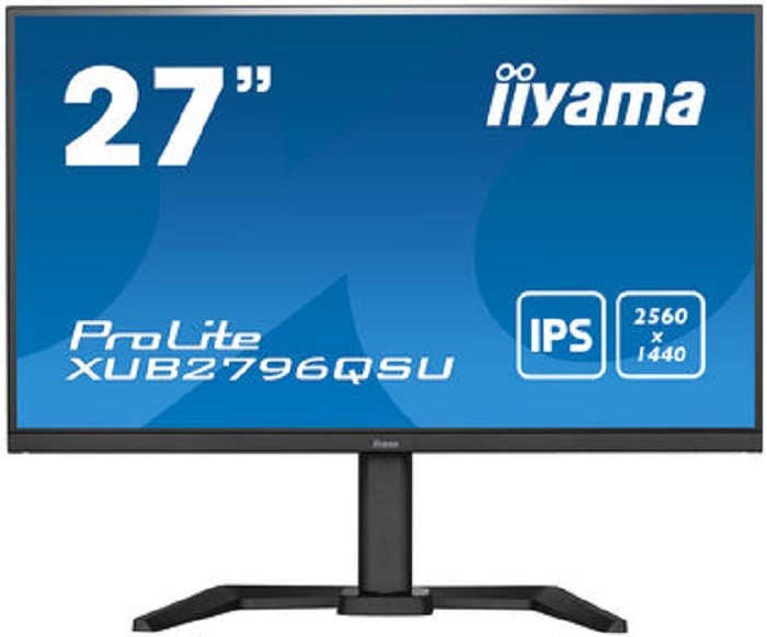 IIYAMA Ecran 27 pouces WQHD ProLite IPS 1ms Noir XUB2796QSU-B5 IIYAMA Ecran 27 pouces WQHD ProLite IPS 1ms Noir XUB2796QSU-B5