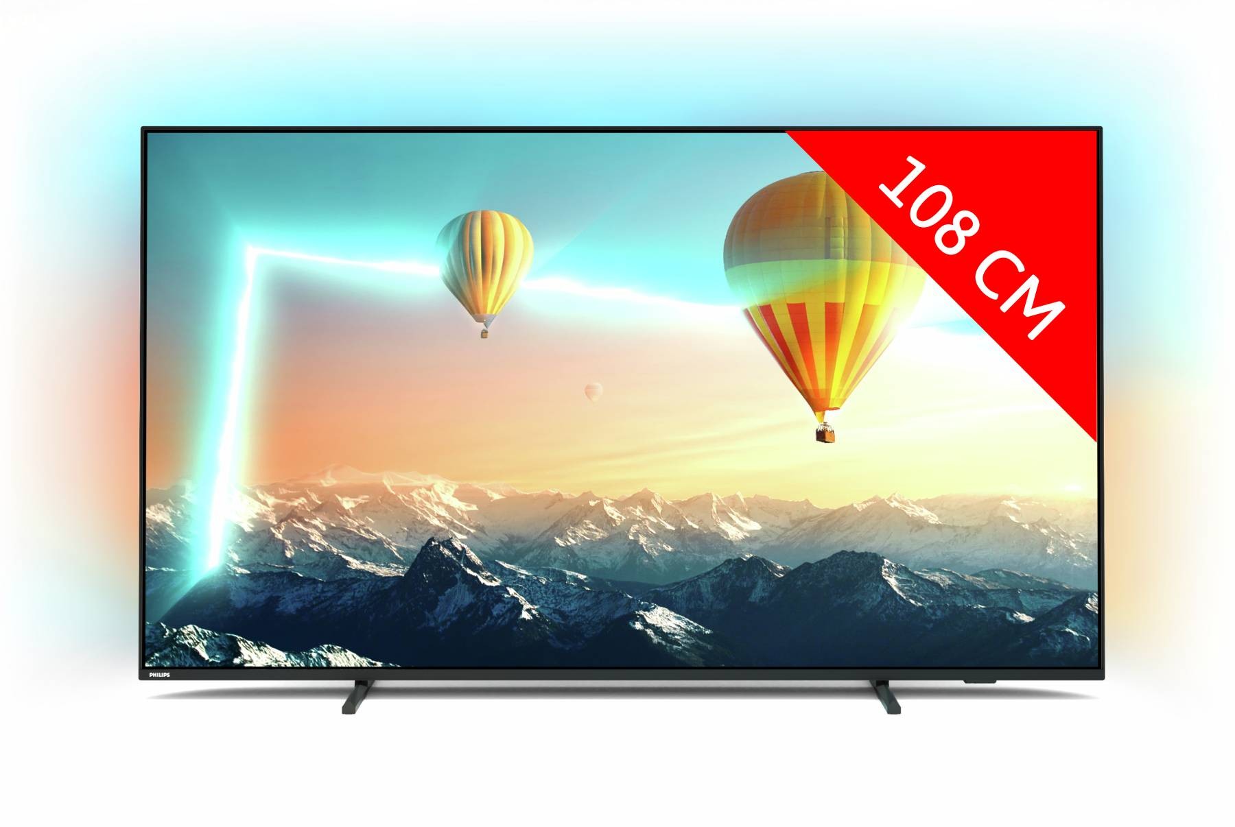 TV LED 4K 108 cm PHILIPS Ambilight 43" - 43PUS8007