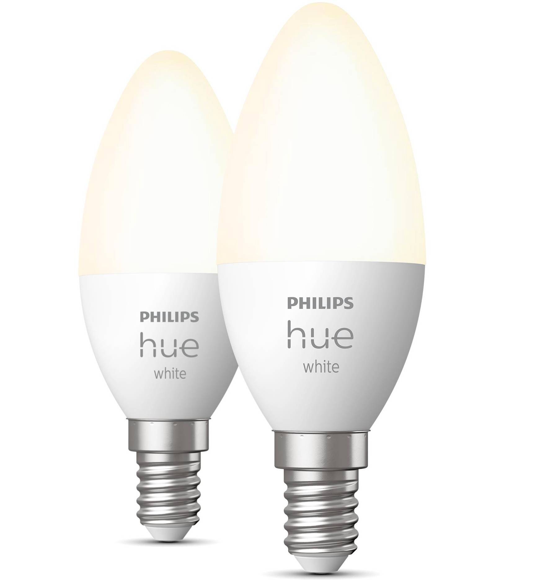 PHILIPS HUE Lumière connectée HW 5.5W E14 x2  HUE-W-2E14