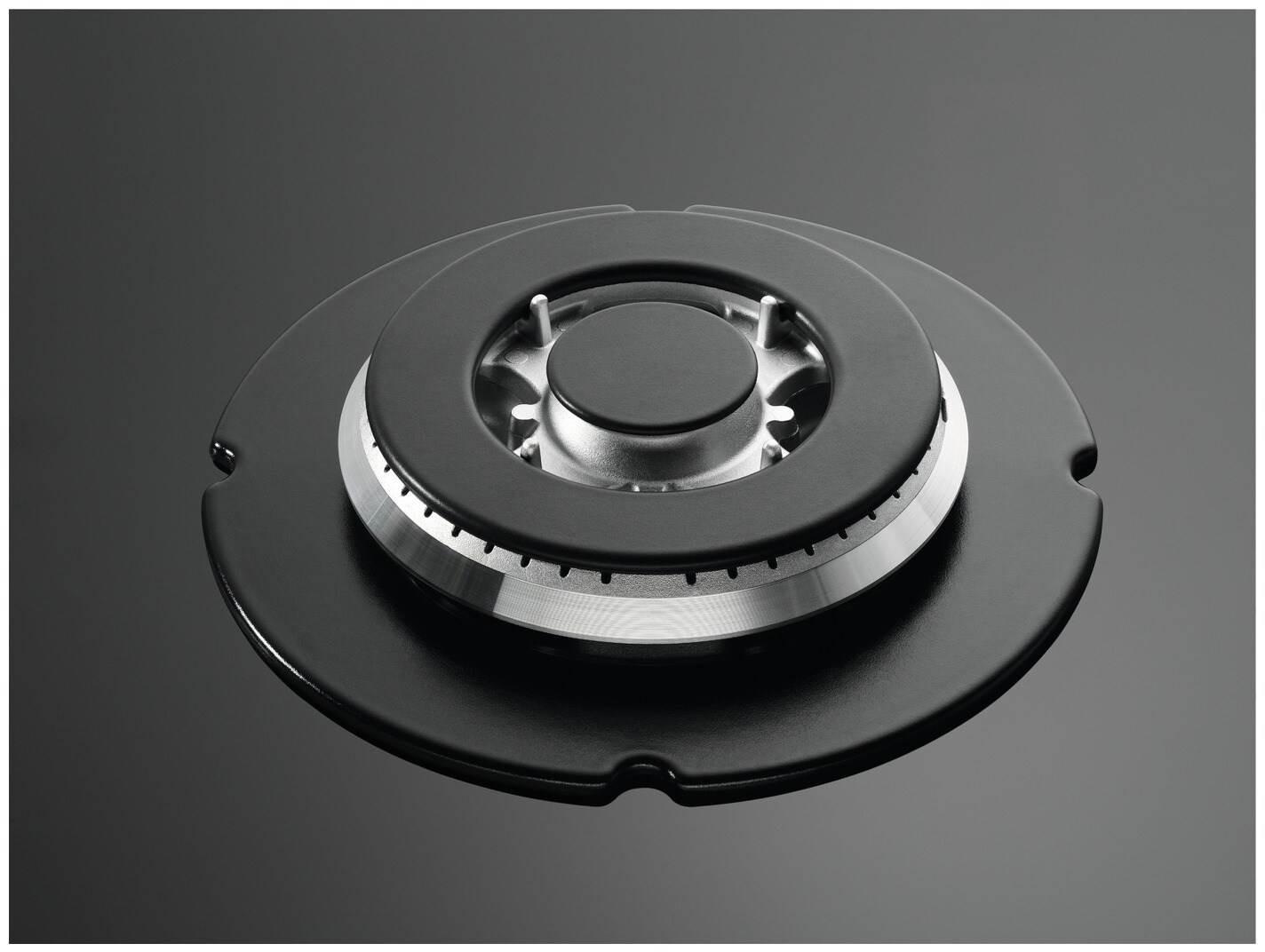 Plaque gaz ELECTROLUX Série 600, 3 bruleurs, 7300W, 60cm, Noir - EGT6633NOK